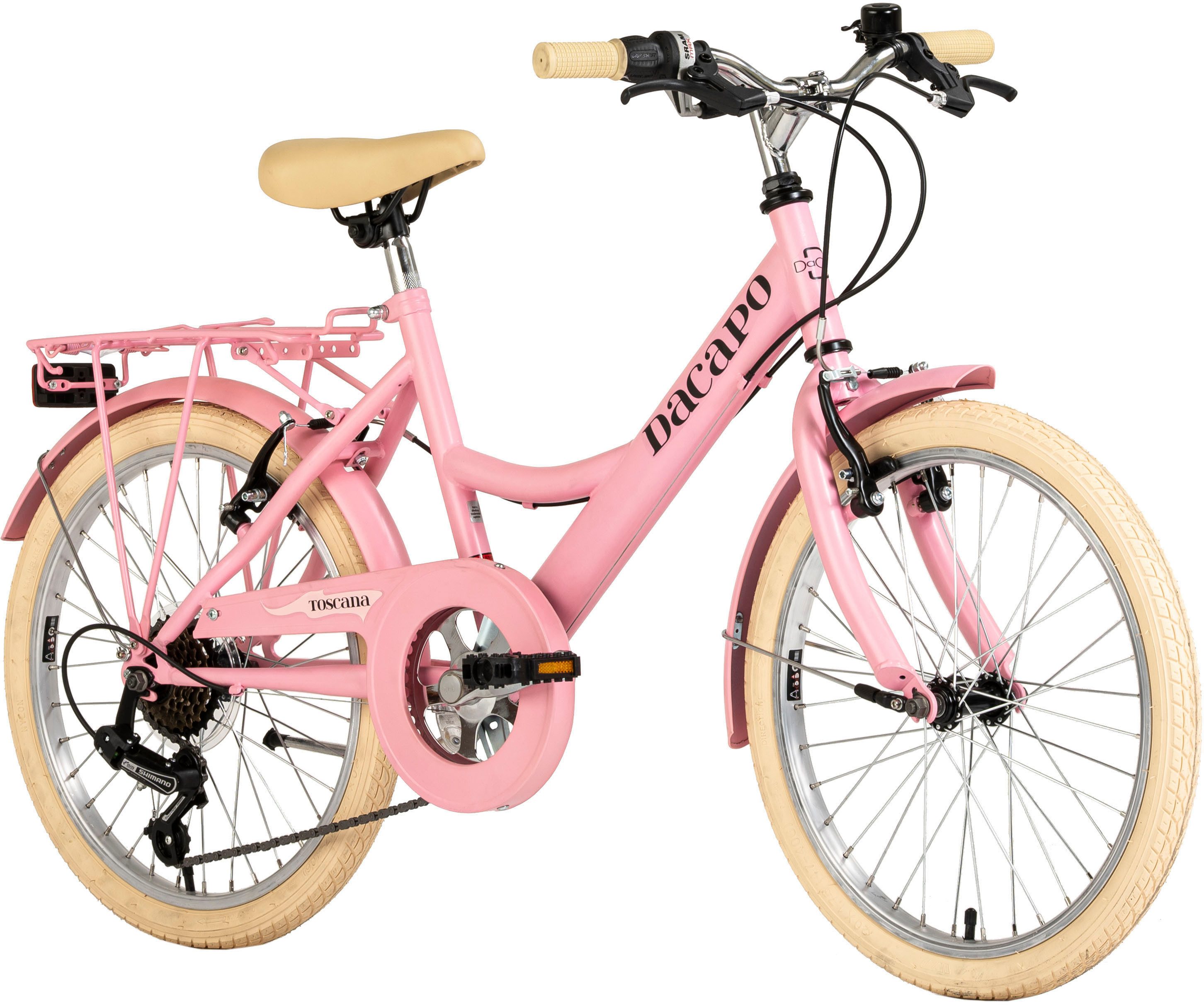 Dacapo Kinderfahrrad Toscana, 6 Gang, Kettenschaltung