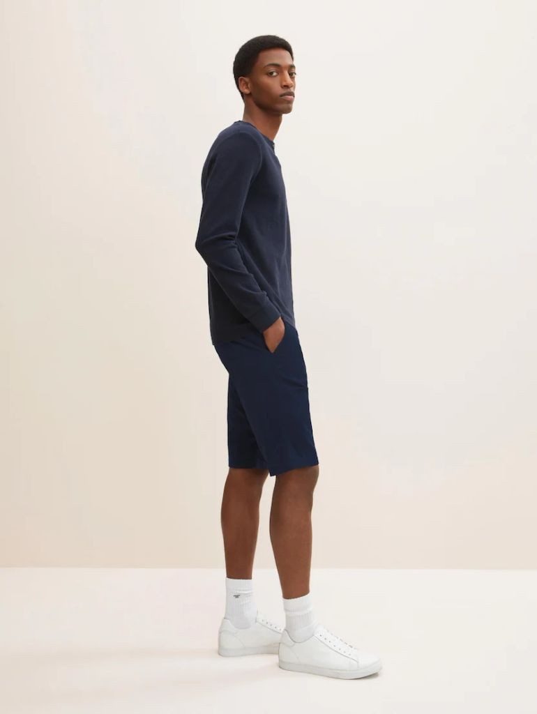 TOM TAILOR Shorts Satin Stretch Chino Shorts (1-tlg)