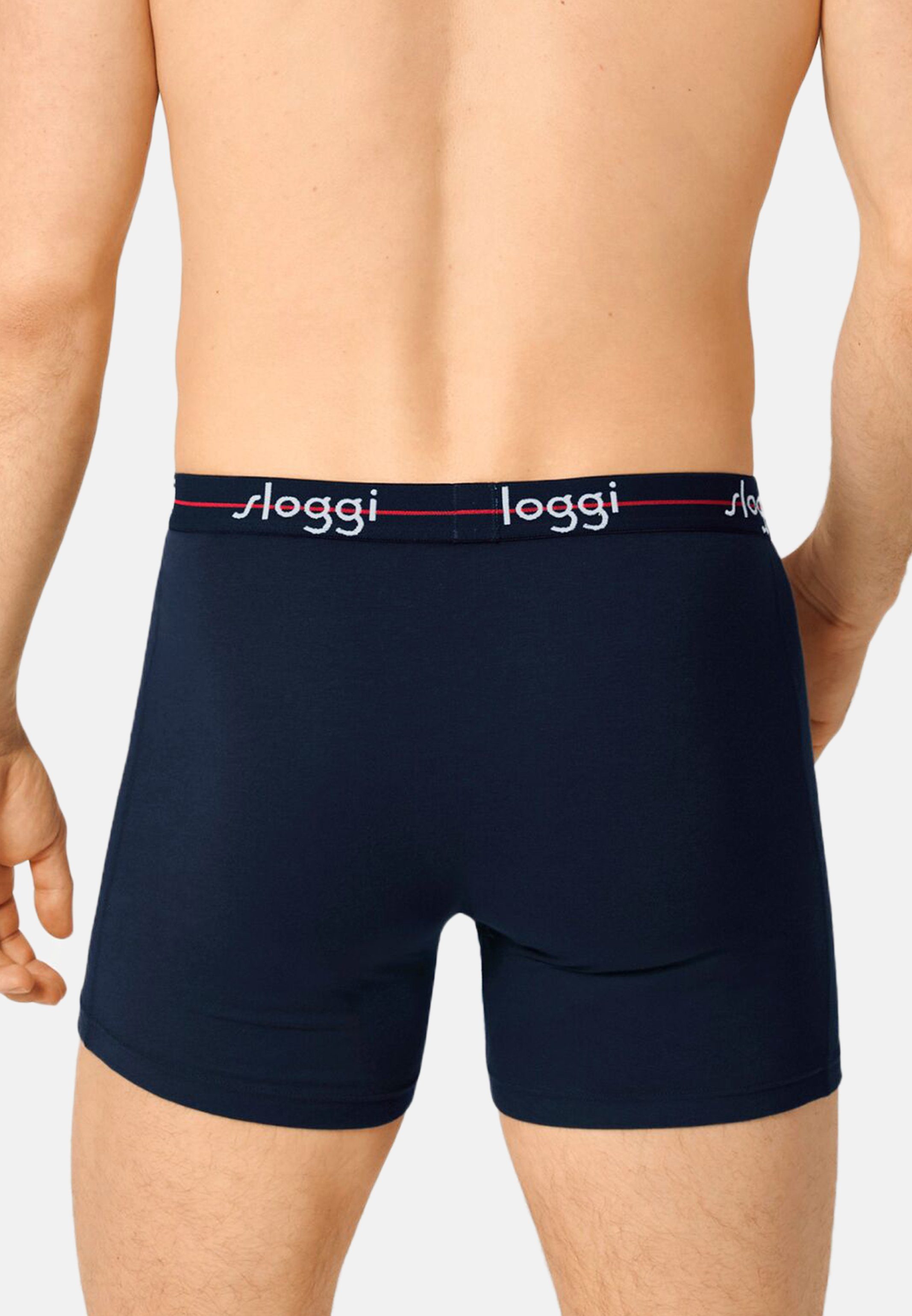 Boxer - 6-St) Short Pant - Eingriff Long Pack Dark Ohne combination / Blue - Start (Spar-Set, 6er - Baumwolle Sloggi Retro