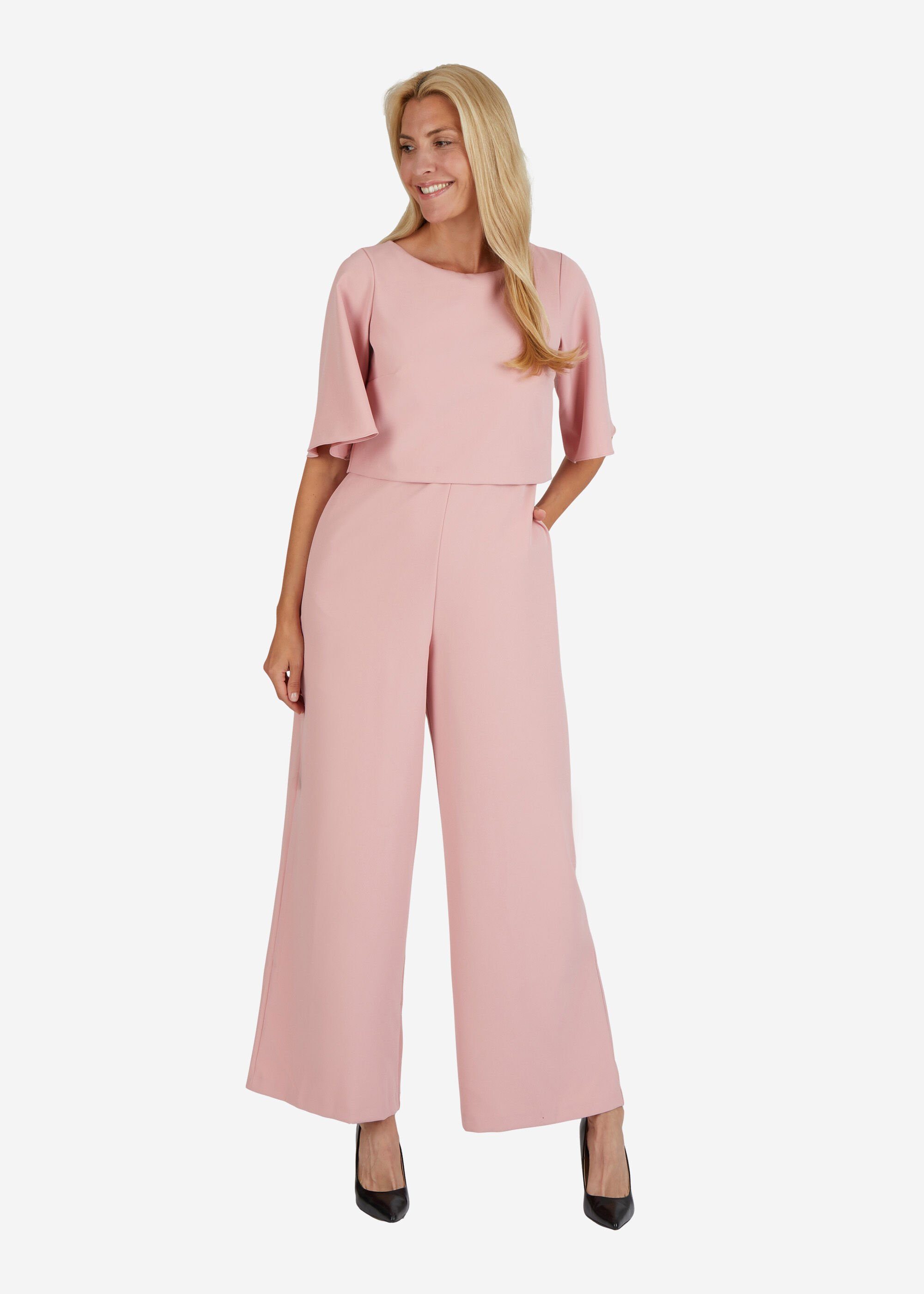 Kleo Jumpsuit (1-tlg) mit Bindeschlaufen am Rücken günstig online kaufen