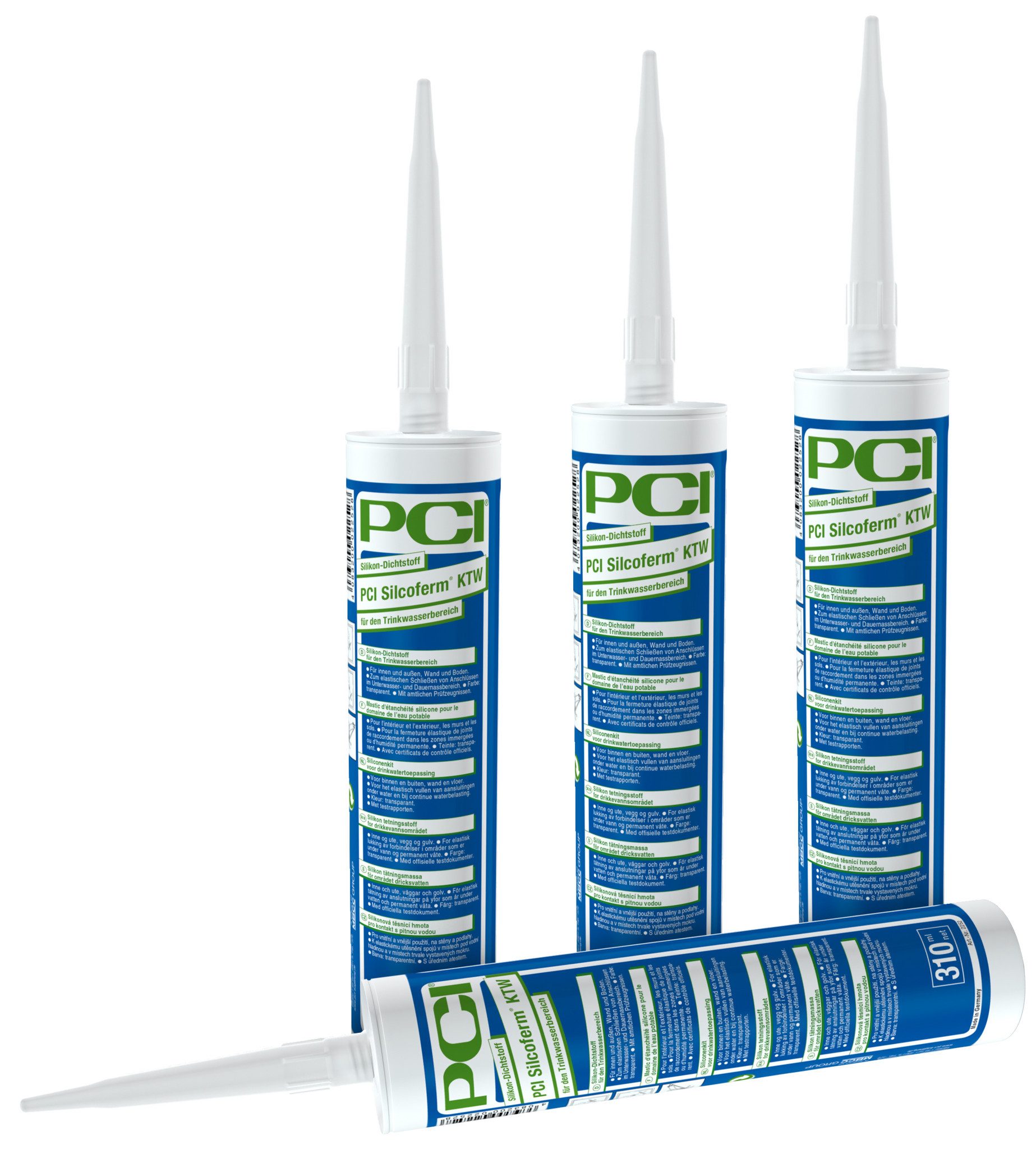 PCI Silikon PCI Silcoferm® KTW transparent 310 ml