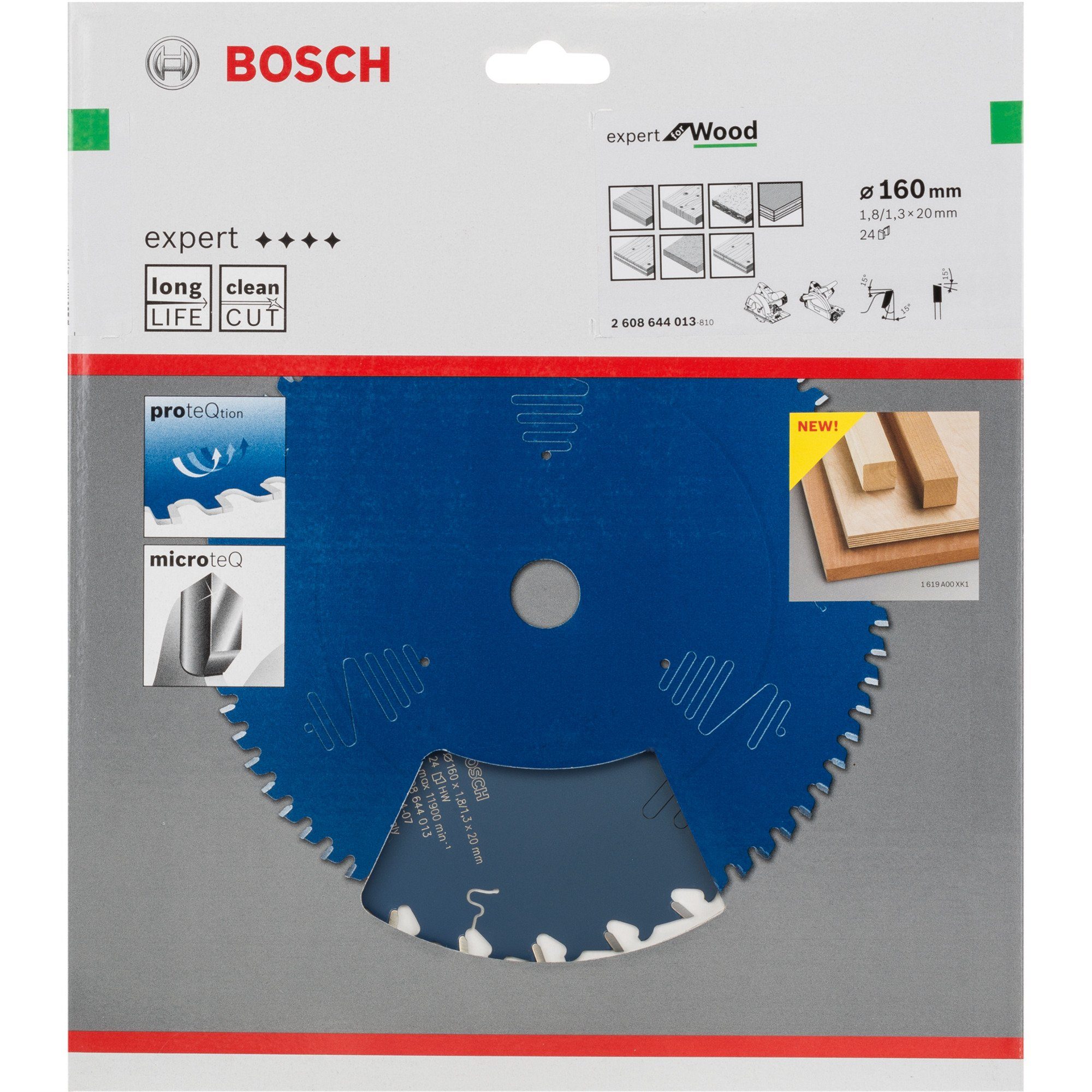 BOSCH Sägeblatt Bosch Professional Kreissägeblatt Expert for Wood