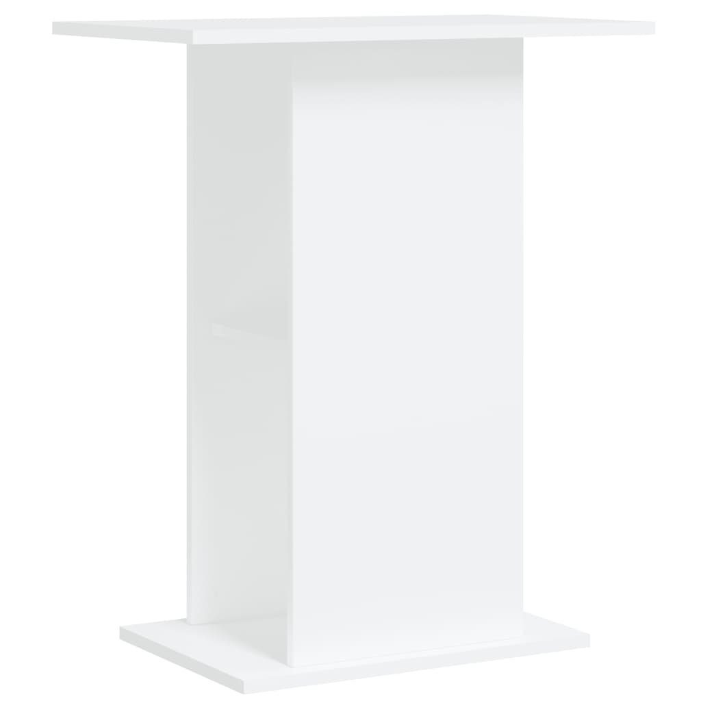 Aquariumunterschrank Aquariumständer Weiß 60,5x36x72,5 cm Spanplatte Aquarium Unterstand Te