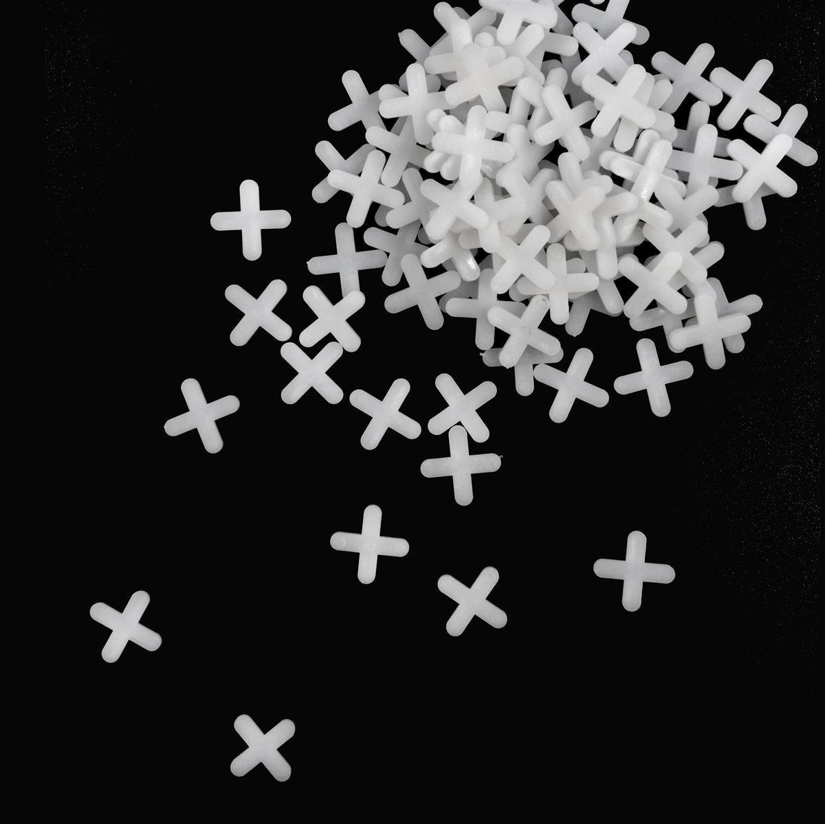 Thumbnail - eyepower Fliesenkreuz 100 Fliesenkreuze Fugenkreuz Fliesen Abstandhalter Fliesenfugen ca. 5 mm Weiß