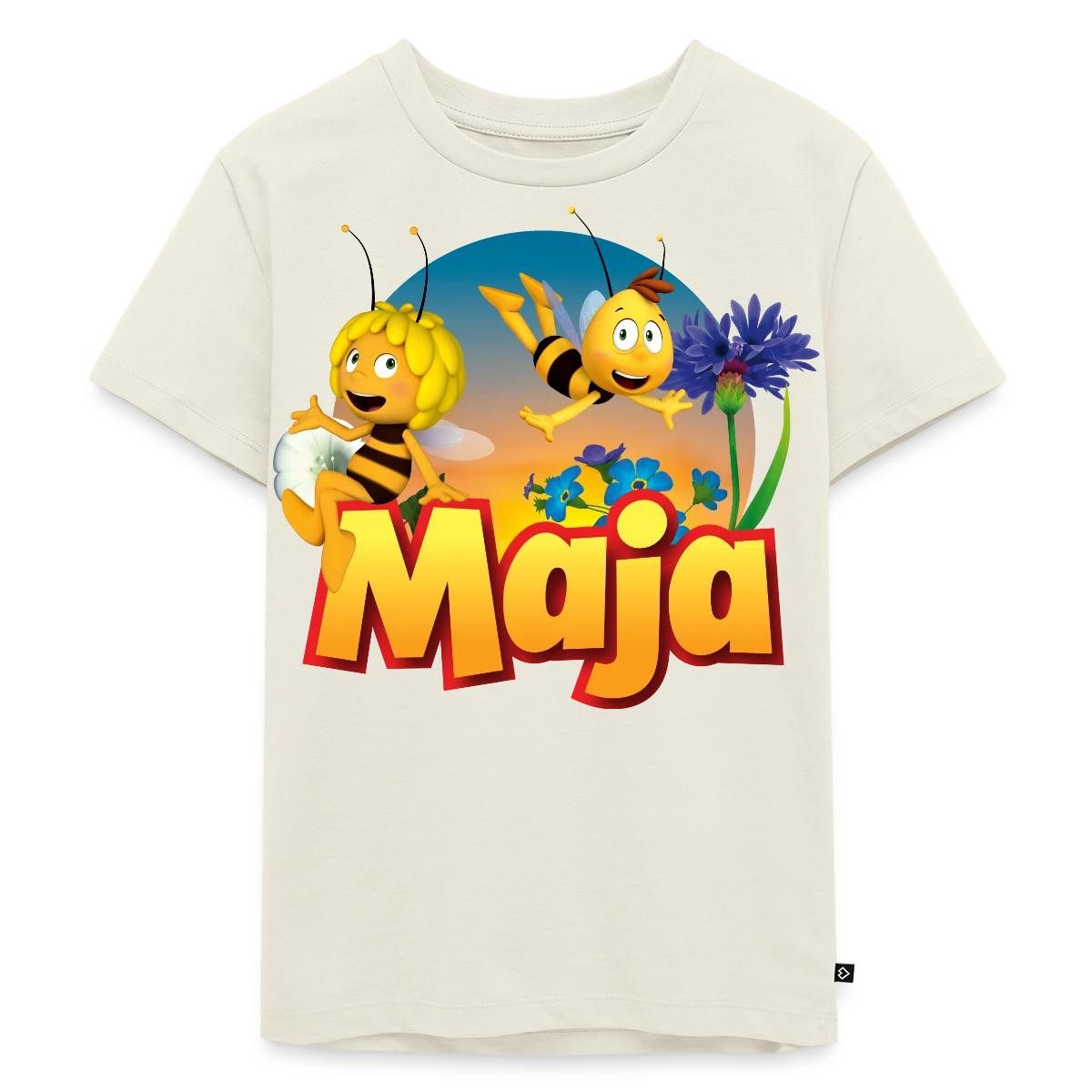 Spreadshirt T-Shirt Biene Maja Zusammen mit Willi Kinder Premium T-Shirt (1-tlg)