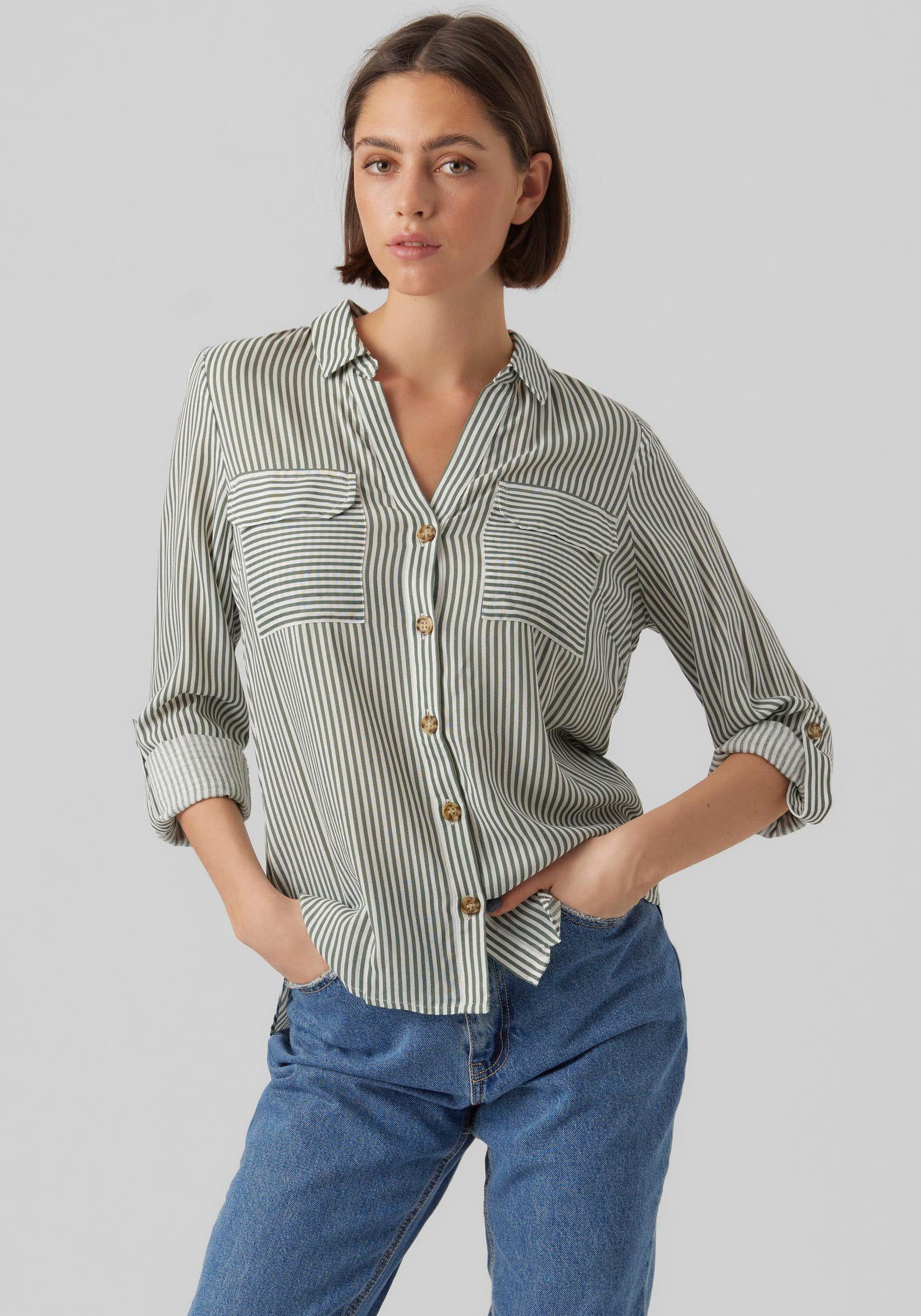 Vero Moda Hemdbluse VMBUMPY L/S SHIRT günstig online kaufen