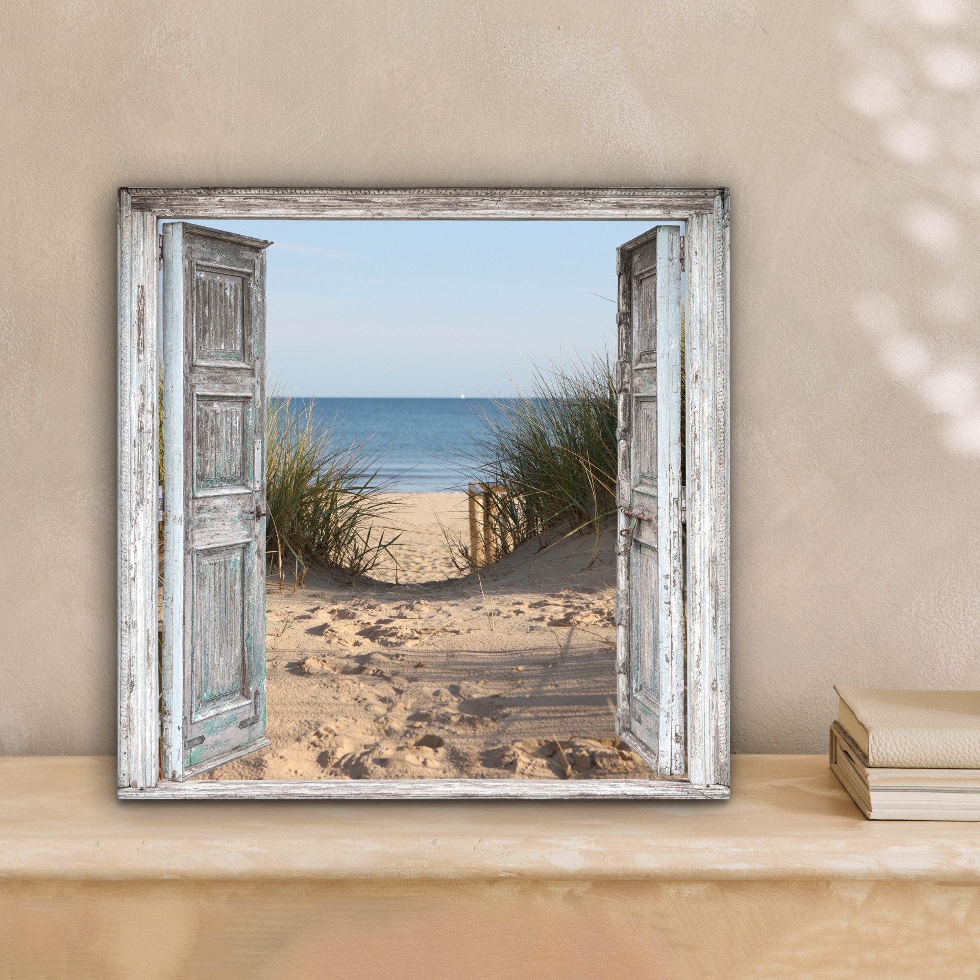OneMillionCanvasses® Leinwandbild Düne - Strand - Aussicht - Sommer, Fotodr günstig online kaufen