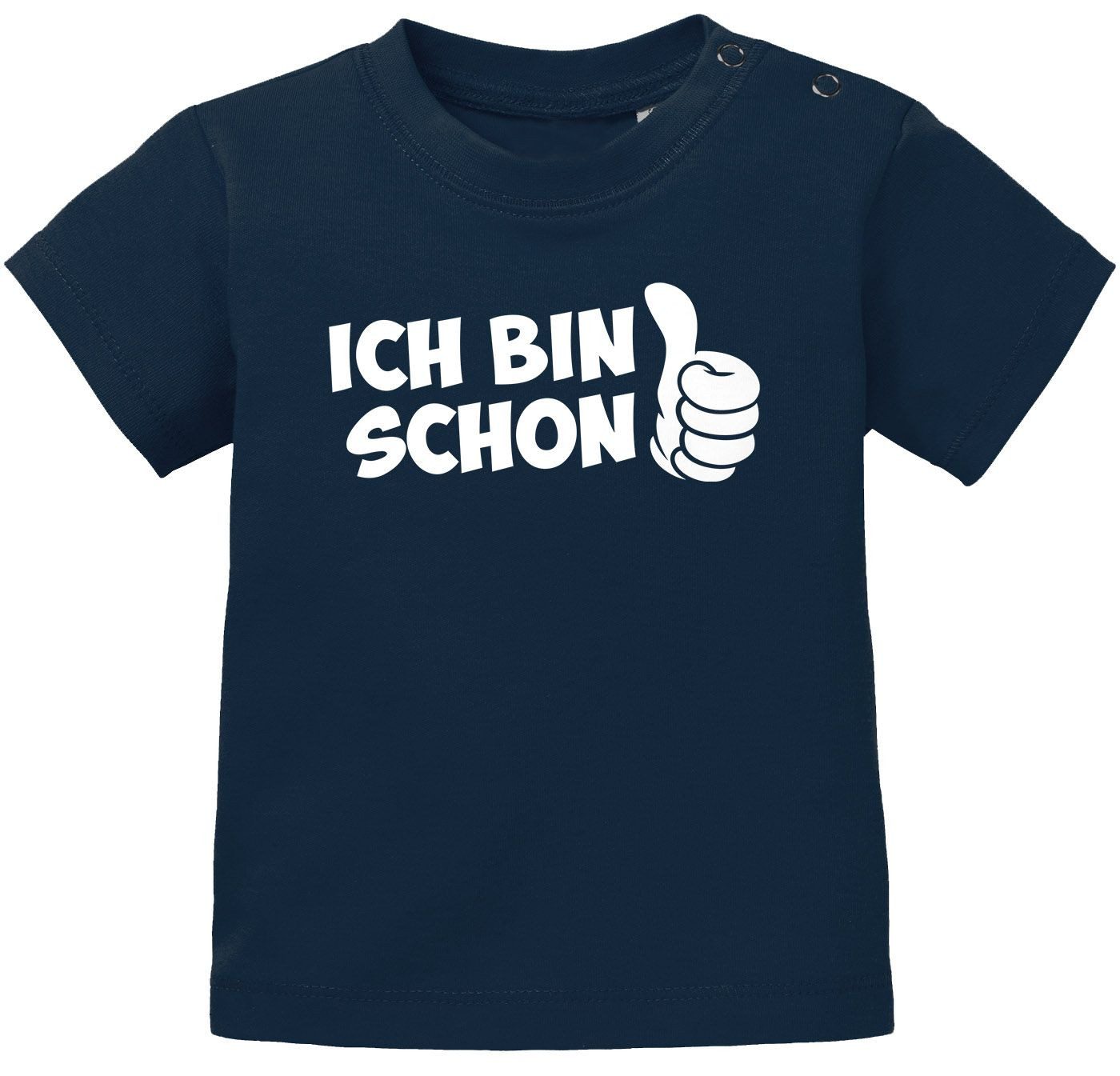 Print-Shirt Baby T-Shirt 1. Geburtstag Ich bin schon 1 Comic-Hand
