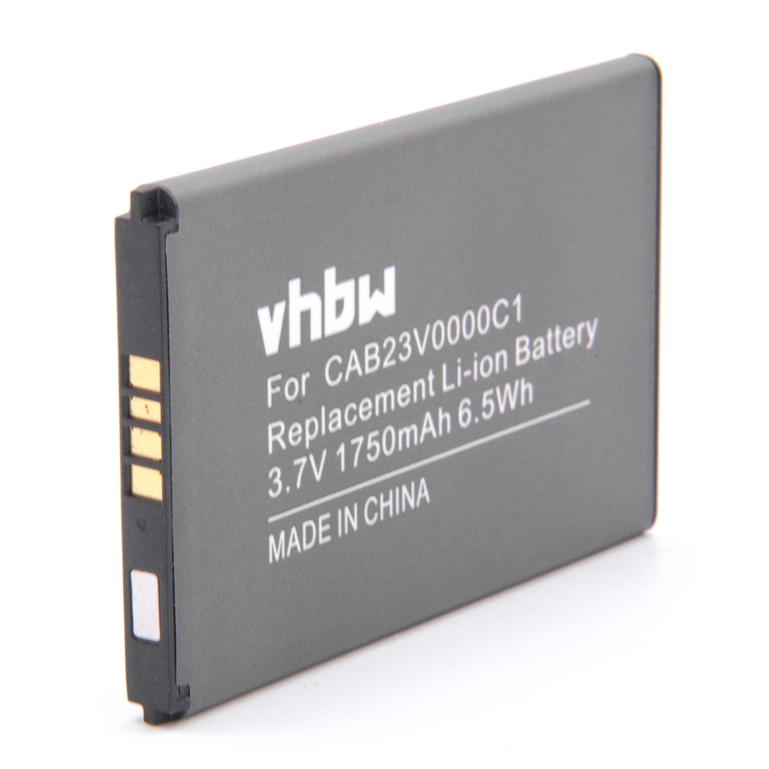 mAh kompatibel Li-Ion mit 1750 Link V) Y800Z Alcatel Touch Y800, Akku vhbw One (3,7