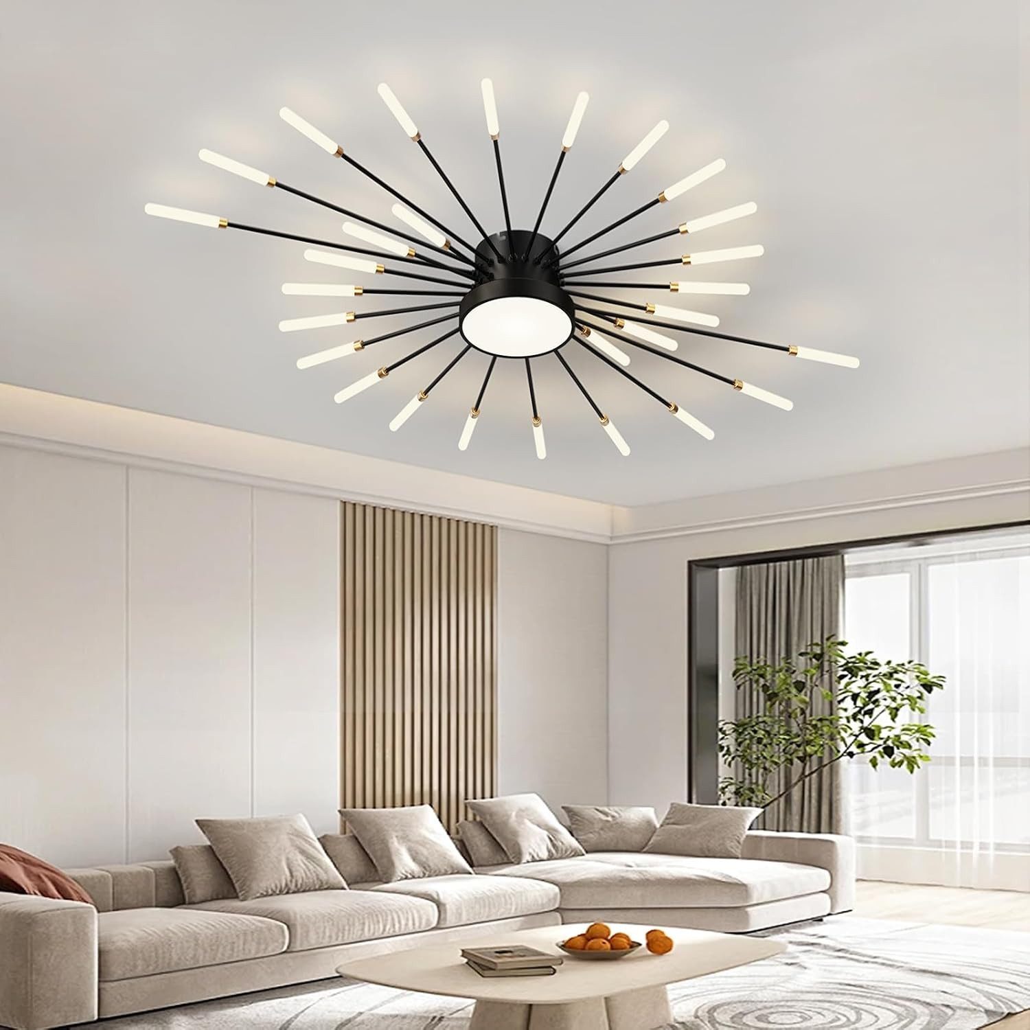 RRBEST Deckenleuchte LED Deckenleuchte Wohnzimmer, Moderne Minimalistische Deckenlampe, Moderne Minimalistische Deckenlampe für Wohnzimmer, Schlafzimmer