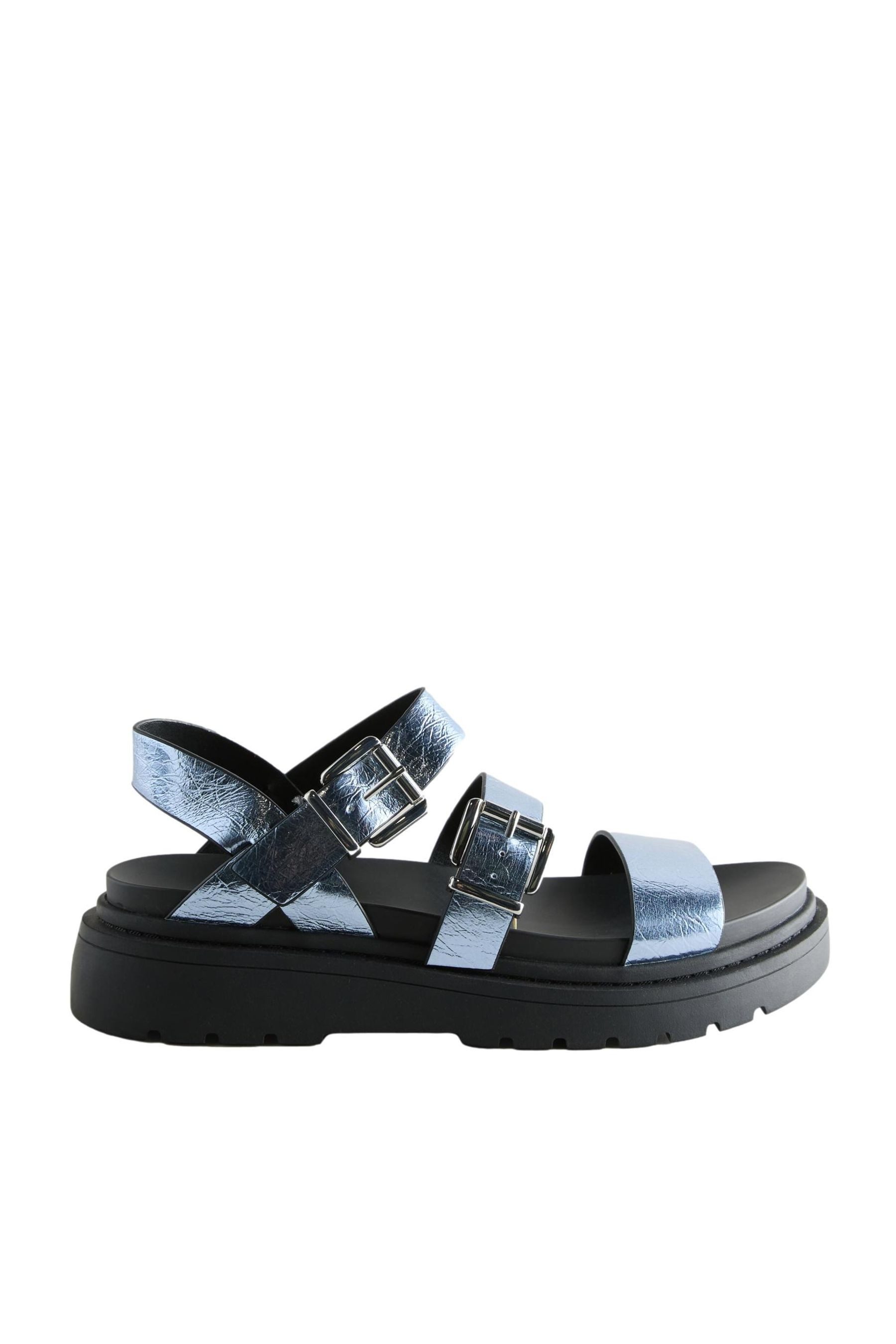 Next Sandale mit prägnanter Schnalle Keilsandalette günstig online kaufen