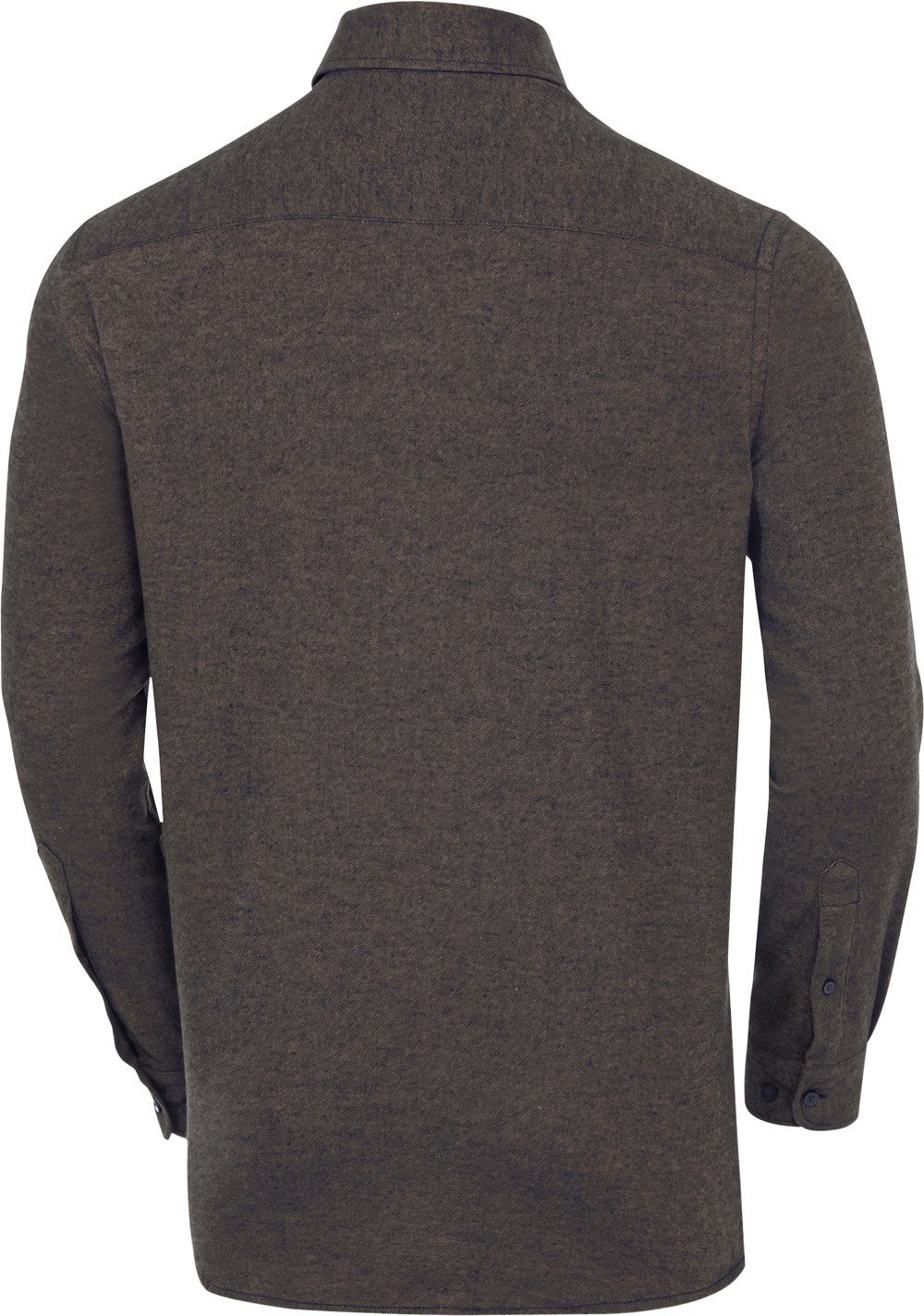 HENSON&HENSON Flanellhemd beidseitig aufgeraut für kaschmirweichen Griff, natürliche Temperaturregulierung