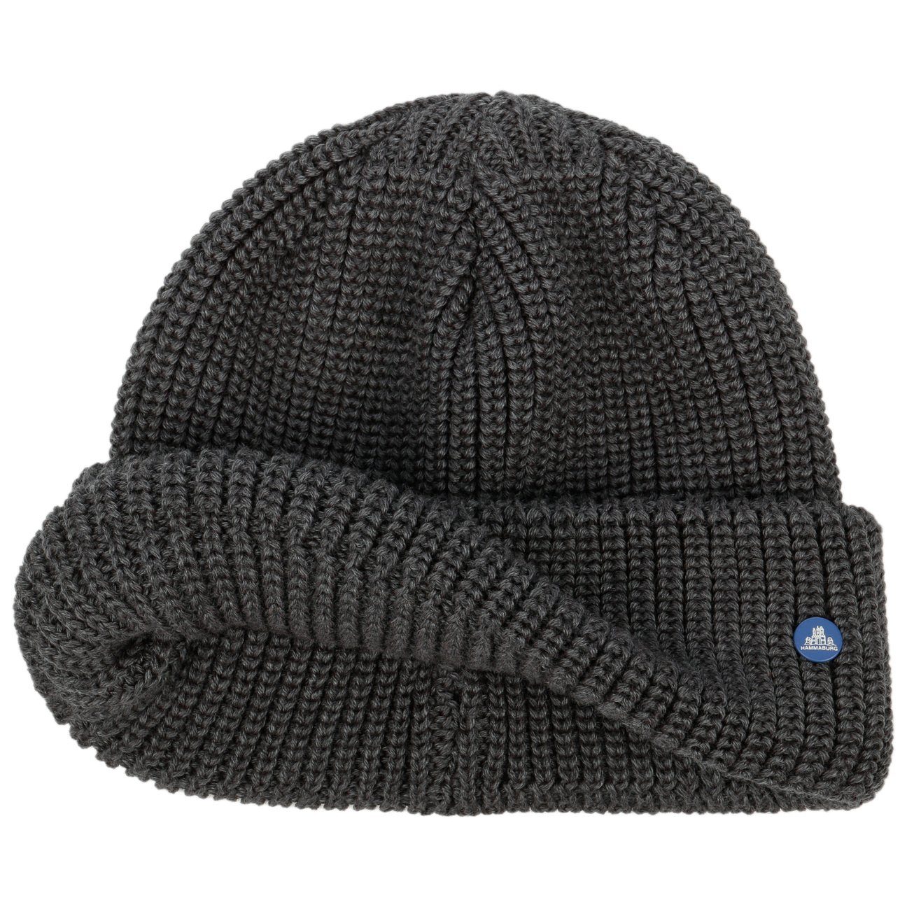Hammaburg Beanie (1-St) Mütze mit Umschlag, Made in Italy