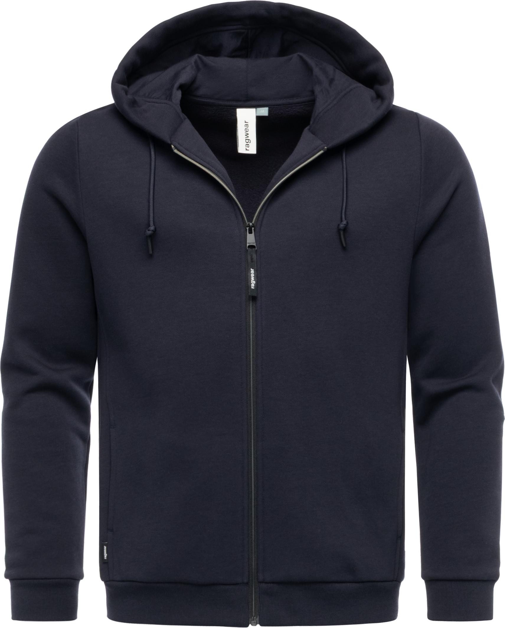 Ragwear Sweatjacke Wernons Weiche Herren Alltagsjacke mit verstellbarer Kap günstig online kaufen