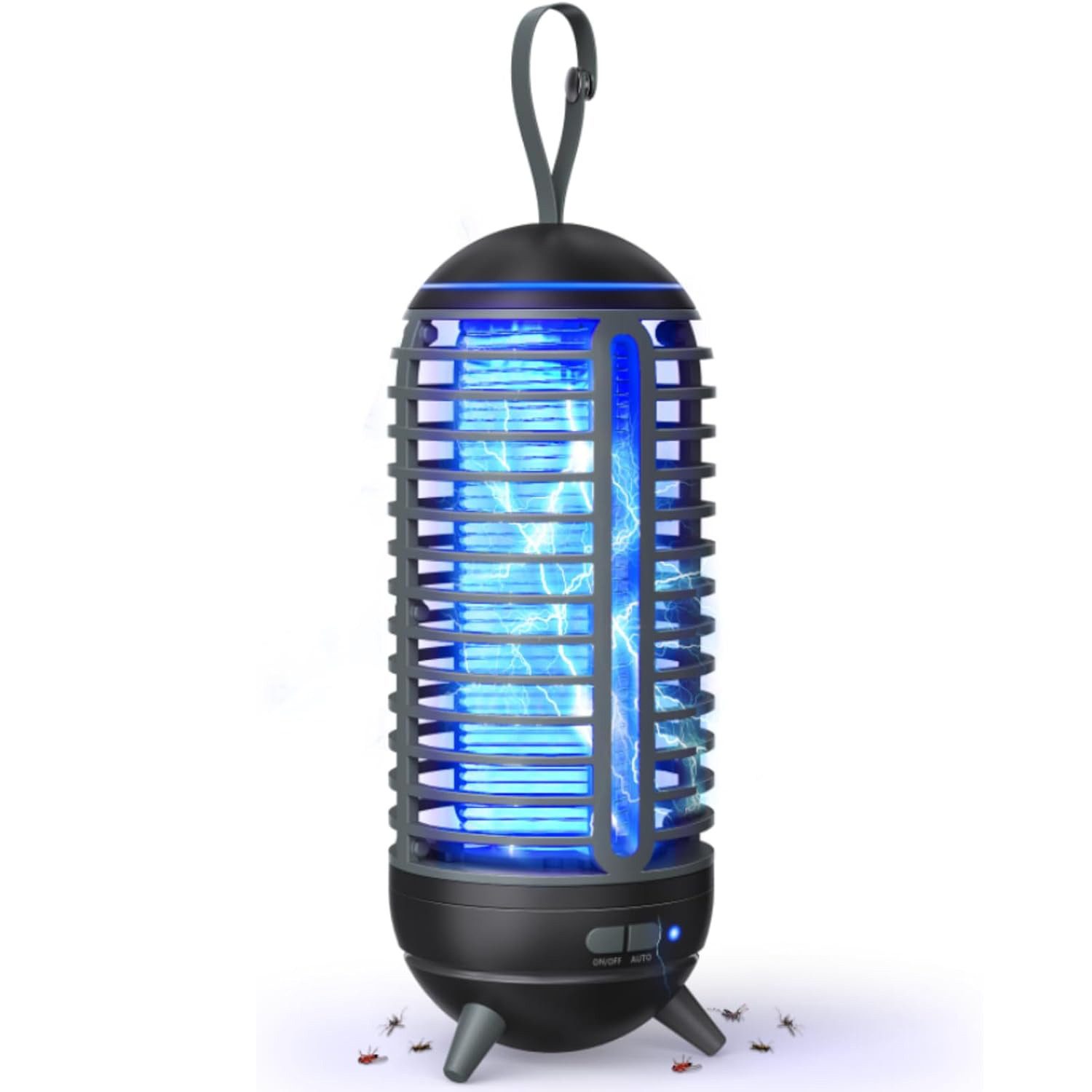 Insektenvernichter Elektrisch, Mückenlampe Mit LED-Licht, 2500mAh Akku Moskito Killer