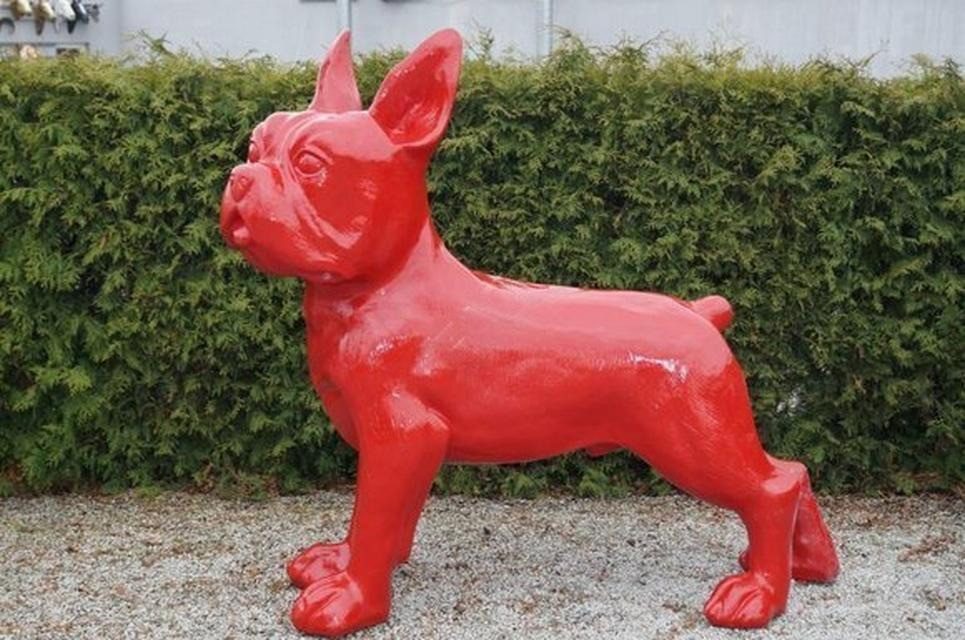 Skulptur Design Hund Figur Statue Skulptur Figuren Dekoration Deko Neu