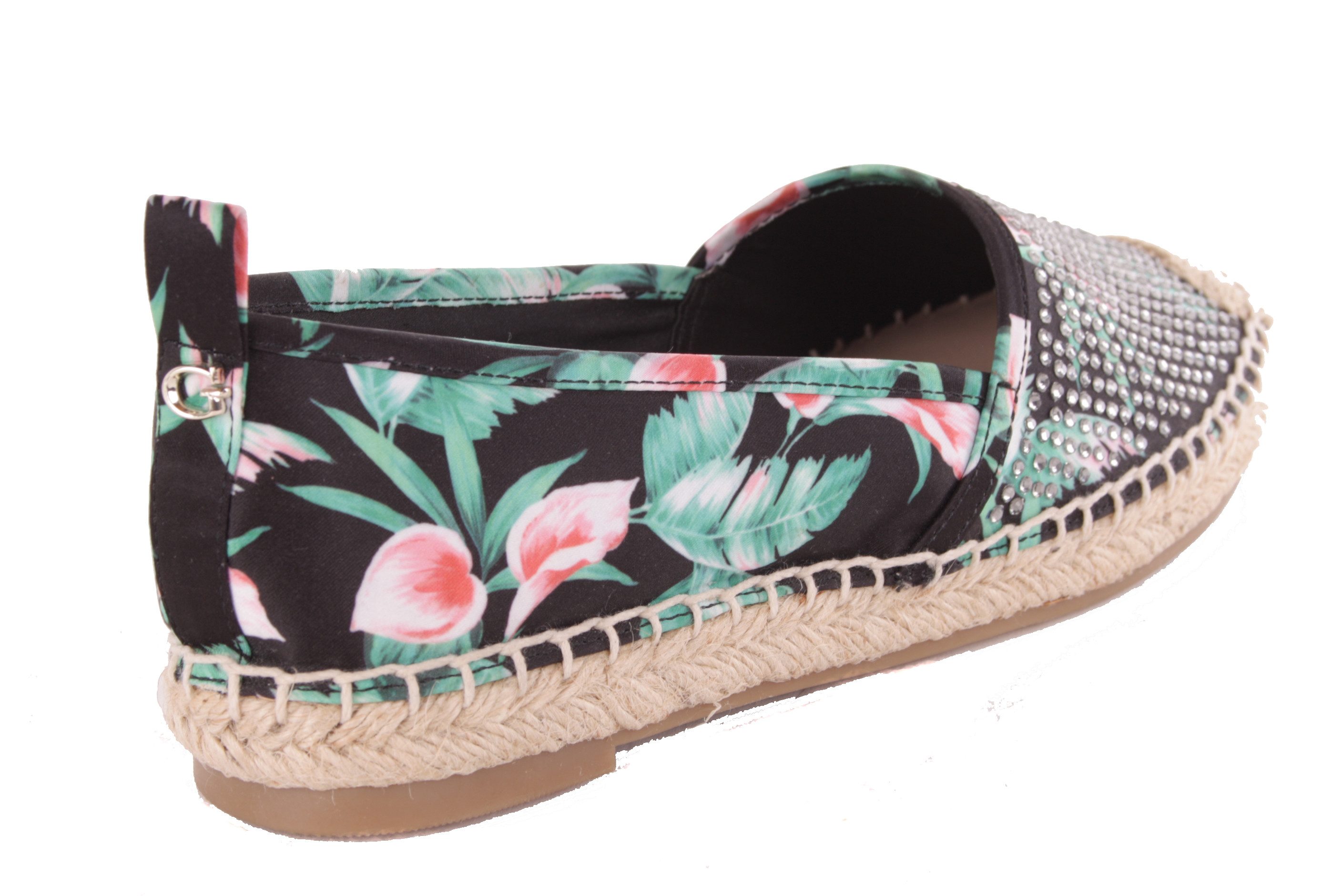 Guess Guess Damen Schlüpfschuhe Slipper Schwarz #600(EUR 40) Schnürschuh