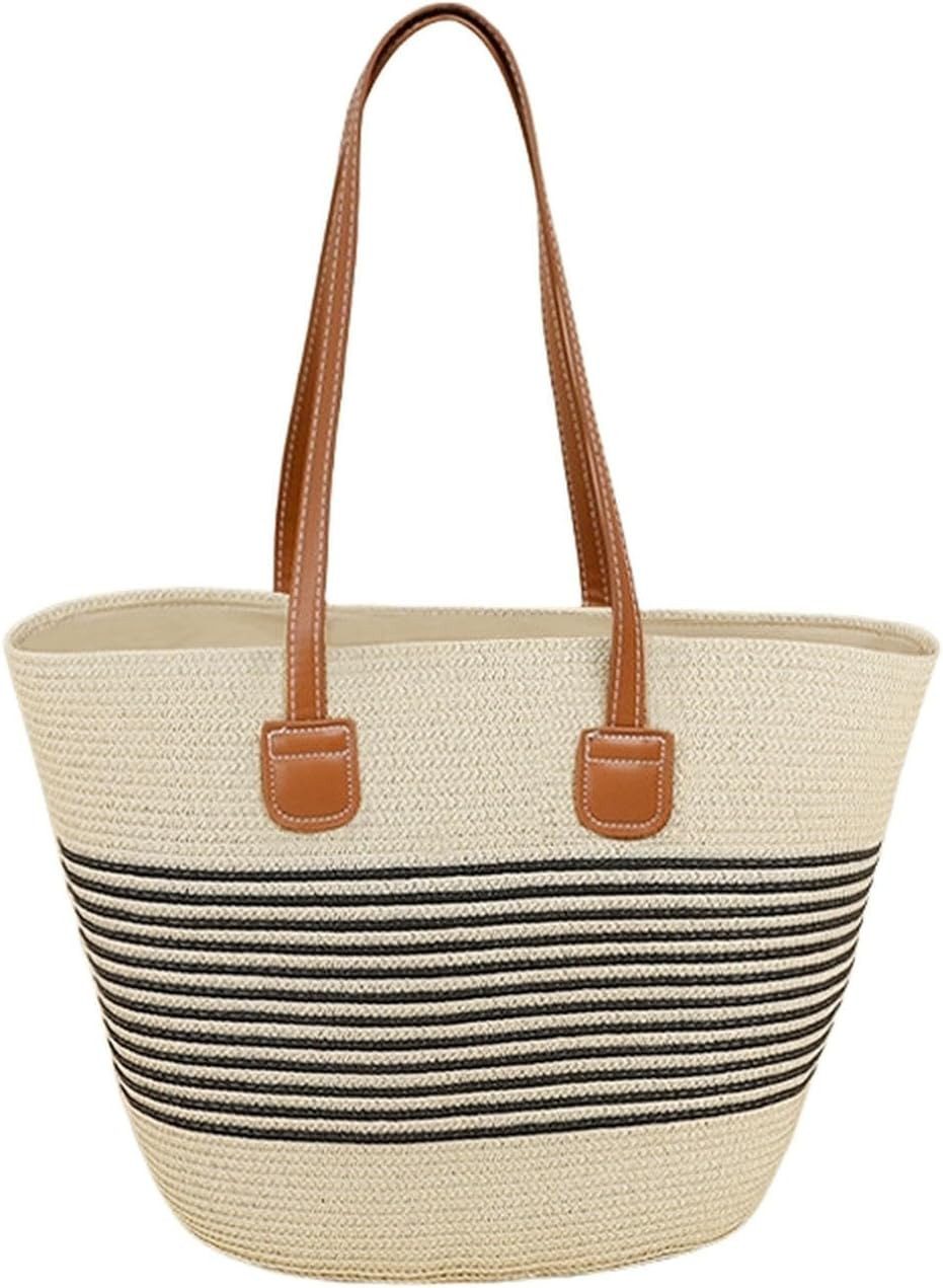RWEUOQ Strandtasche Strohsack für Damen mit günstig online kaufen