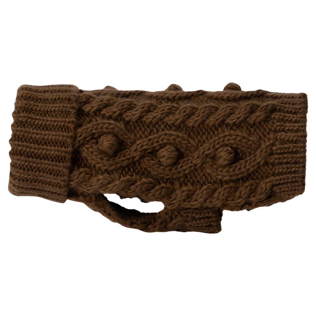 PAIKKA Hundepullover Hunde Strickpullover "Handmade Knit Sweater" camel