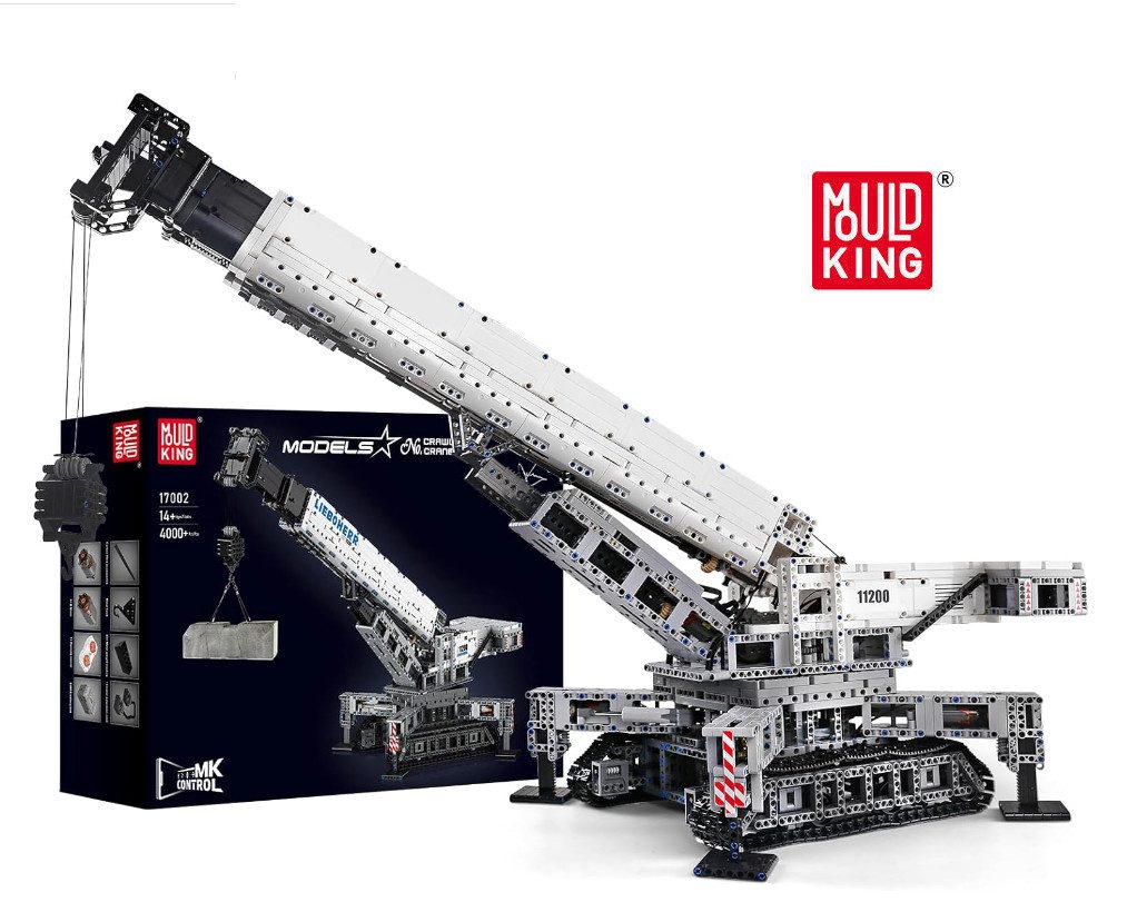 Mould King 17002 Crawler Crane Konstruktions-Spielset, (4000 St)