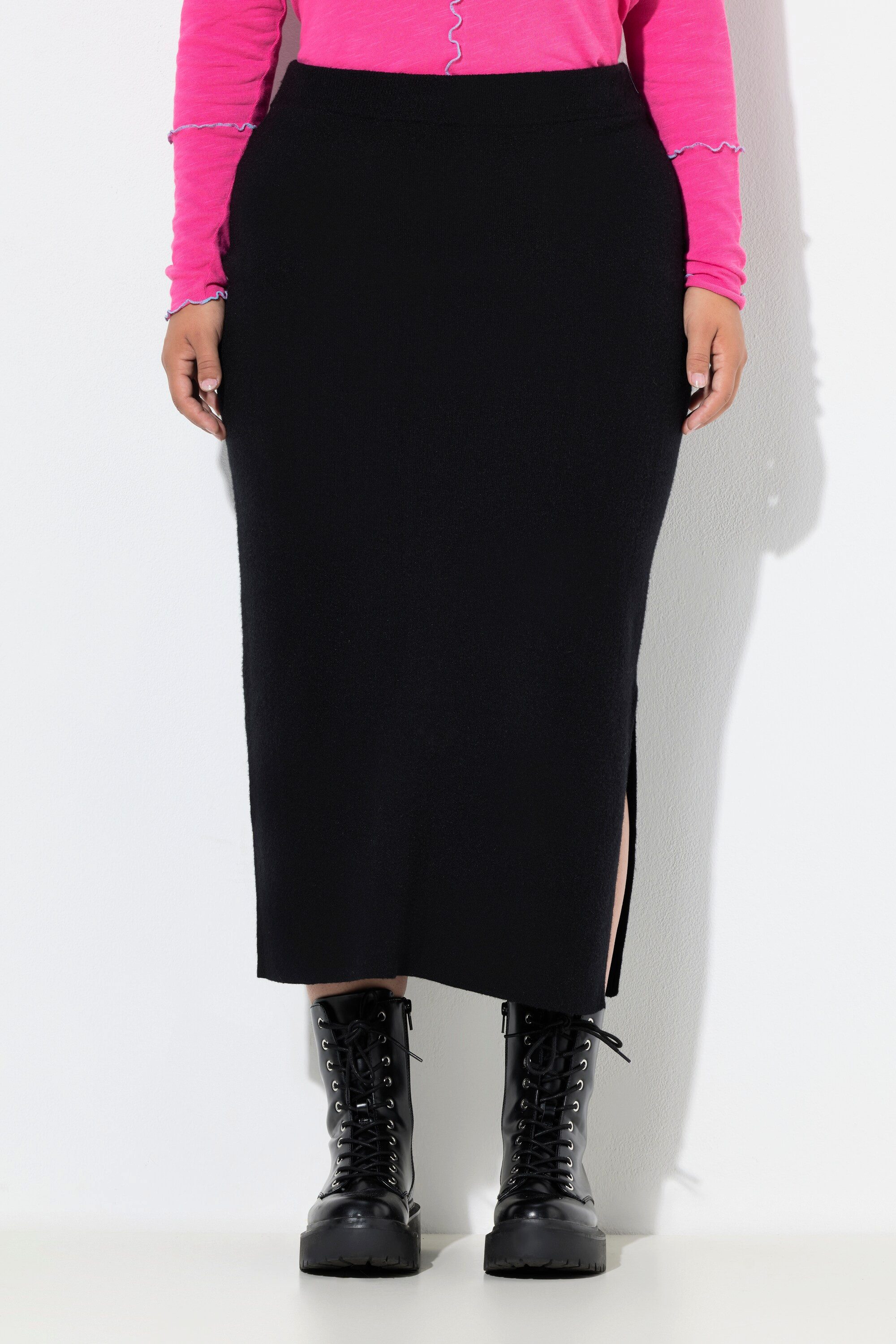 Angel of Style Jerseyrock Strickrock körpernah Midilänge Elastikbund günstig online kaufen