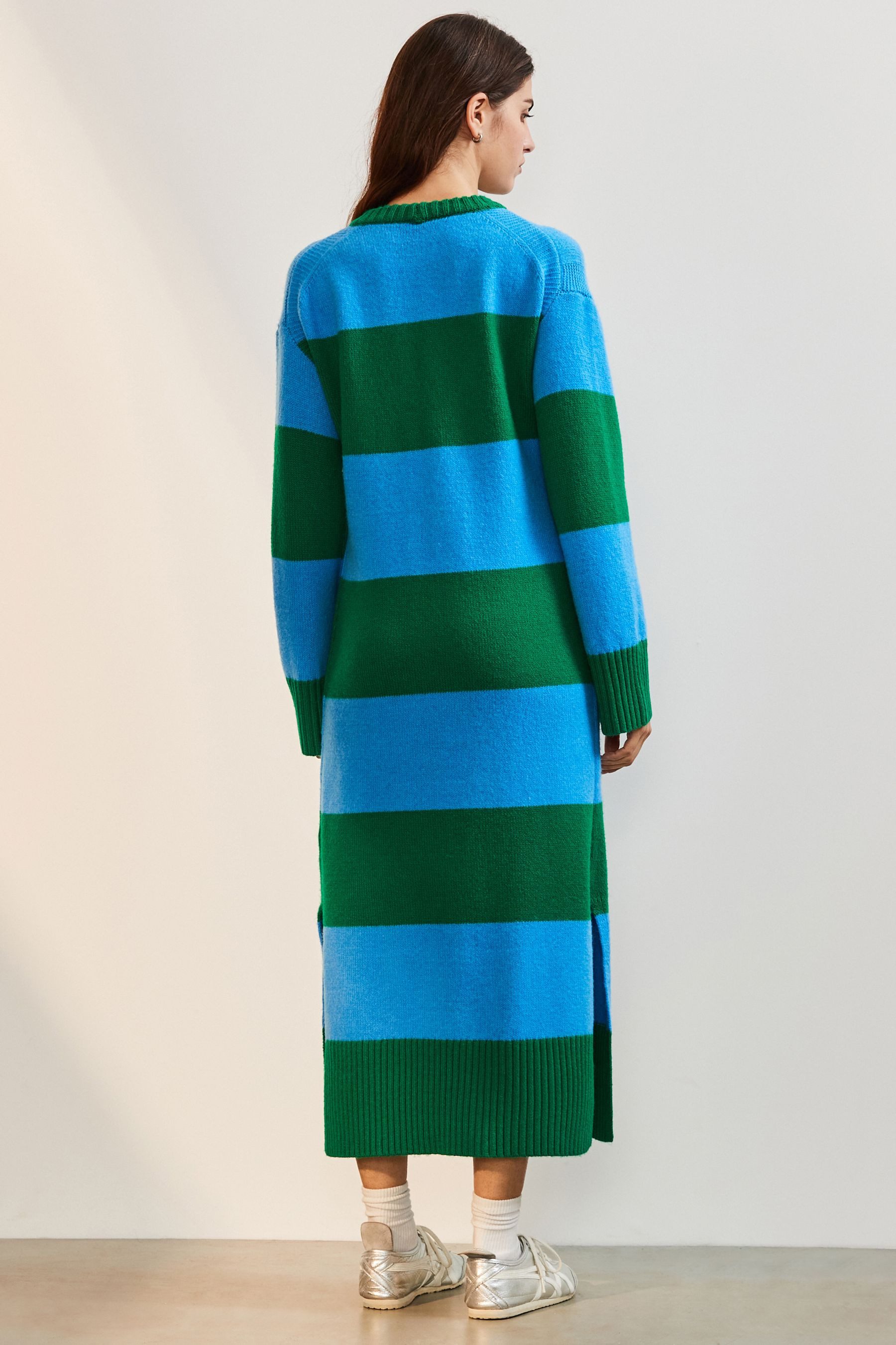 Next Strickkleid Weiches Midi-Strickkleid, Relaxed Fit günstig online kaufen
