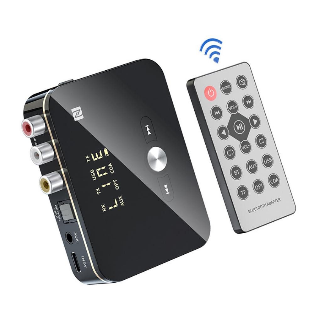Bluetooth Transmitter Receiver FM Transmitter, 3-in-1 5.0 Audio Adapter