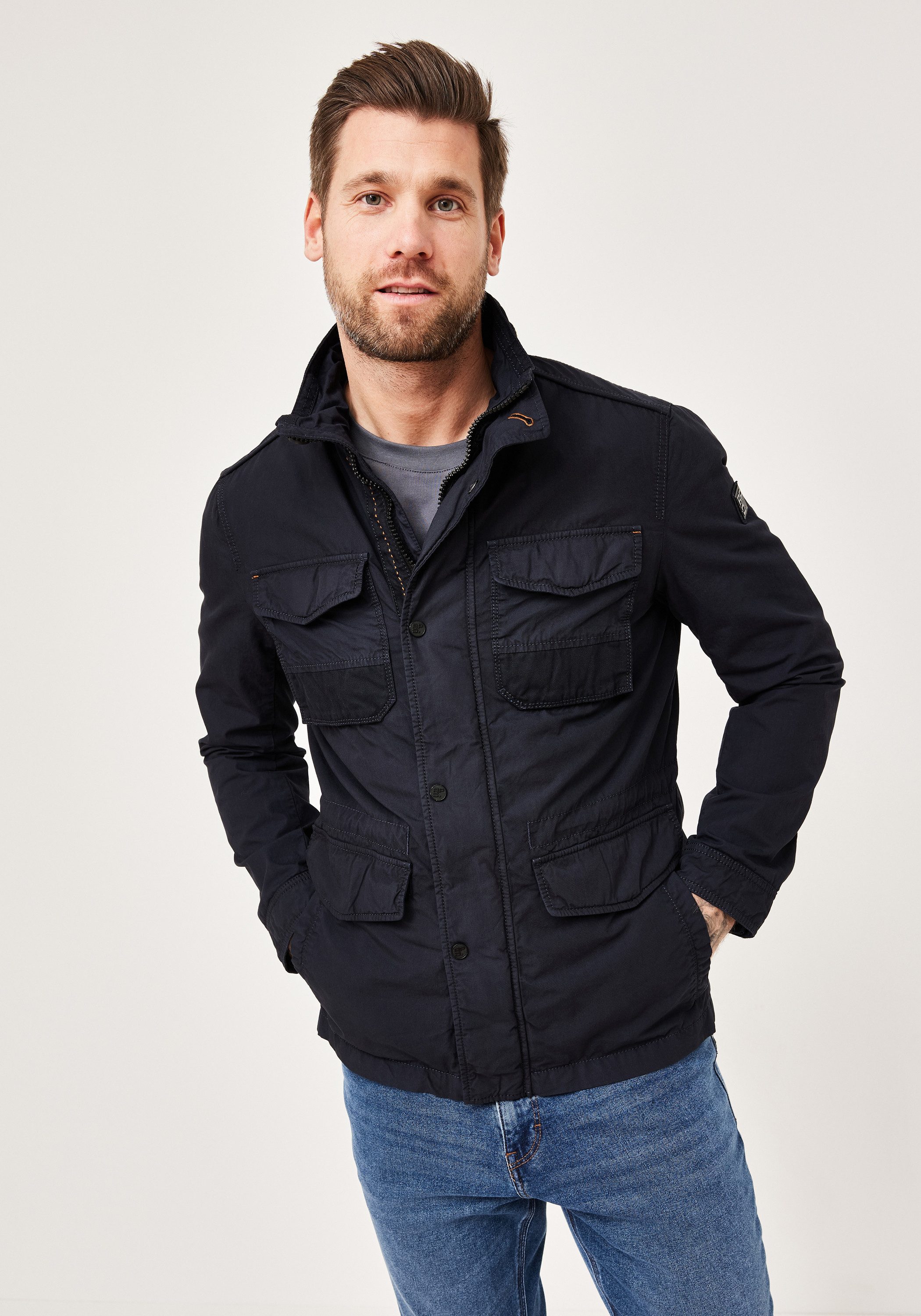 Redpoint Fieldjacket BUD 2.0 Modern Fit Fieldjacket aus reiner Baumwolle