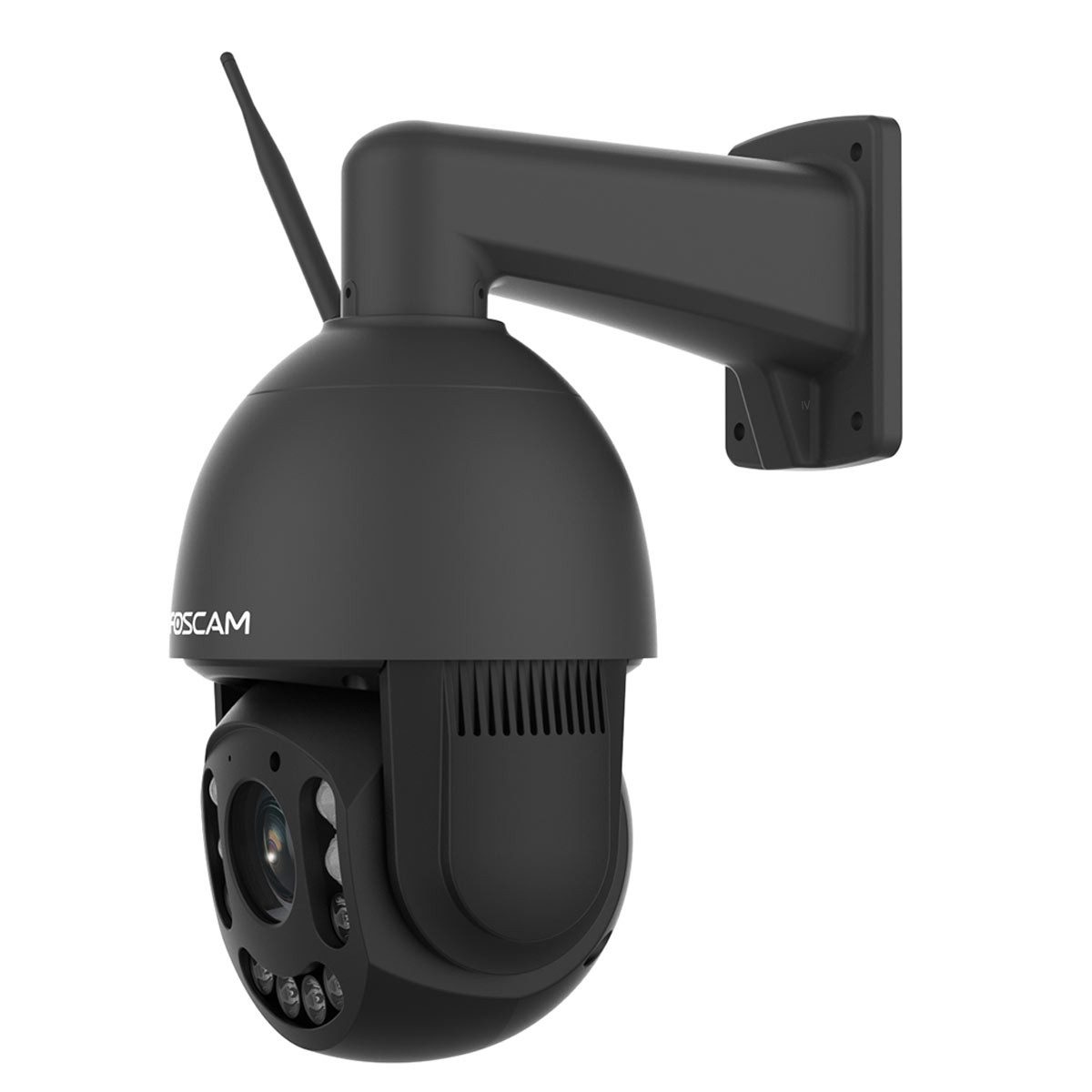 Foscam Überwachungskamera FOSCAM SD4H 4 MP Dualband WLAN PTZ Dome (mit 18-fachem optischem Zoom, Zwei-Wege-Audio, KI-Erkennung)
