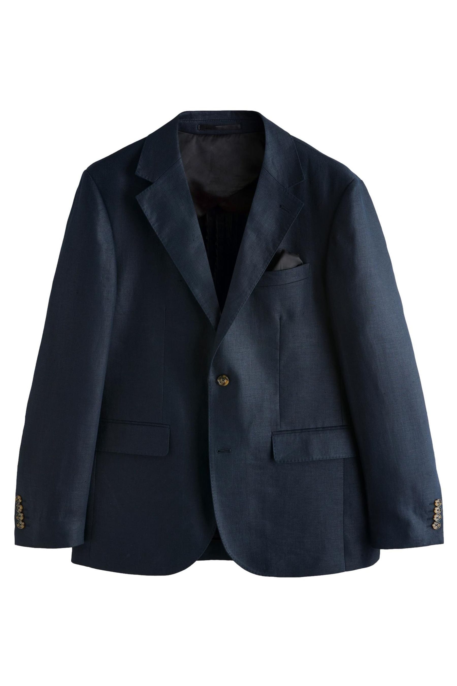Sakko N. Premium Tailored Fit Anzugsakko aus Leinen