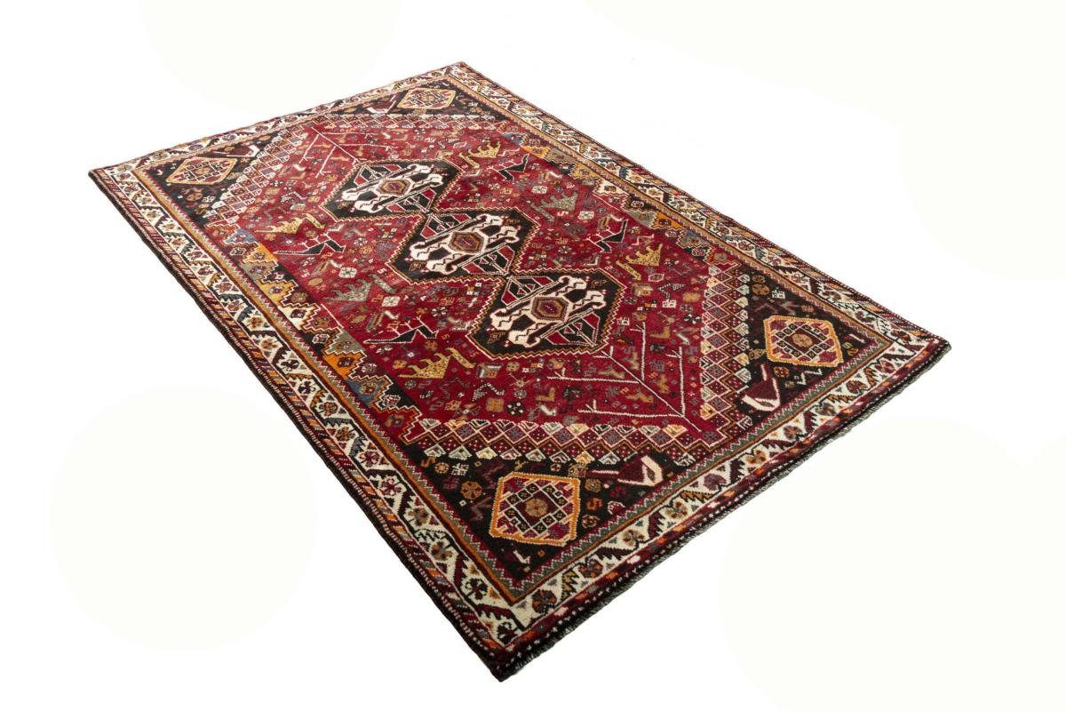 Trading, Handgeknüpfter Höhe: 168x251 / Nain mm 10 Shiraz Perserteppich, rechteckig, Orientteppich Orientteppich