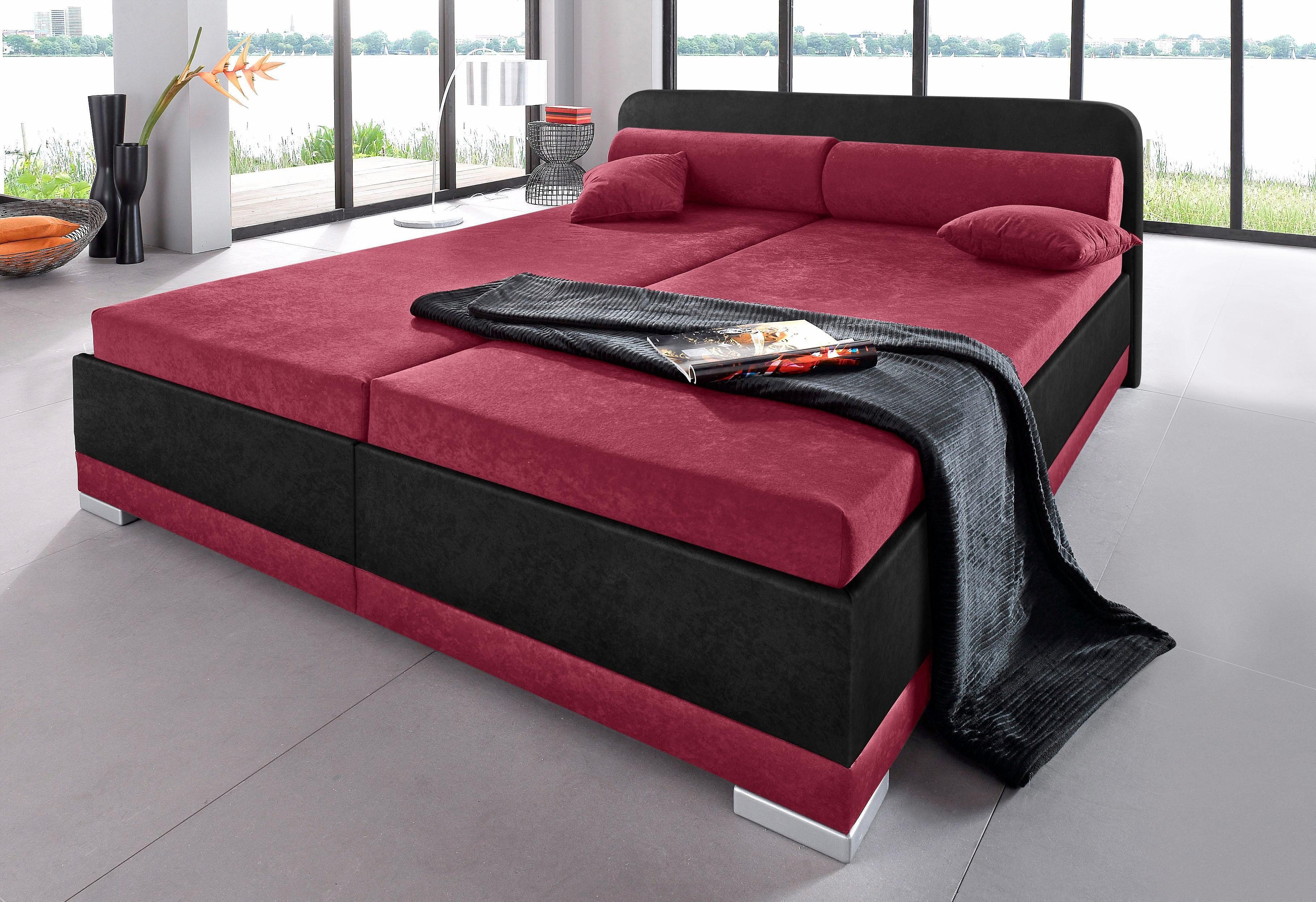 Maintal Polsterbett wahlweise mit Matratze und praktischen Bettkasten, in verschiedenen Größen und Farben erhältlich