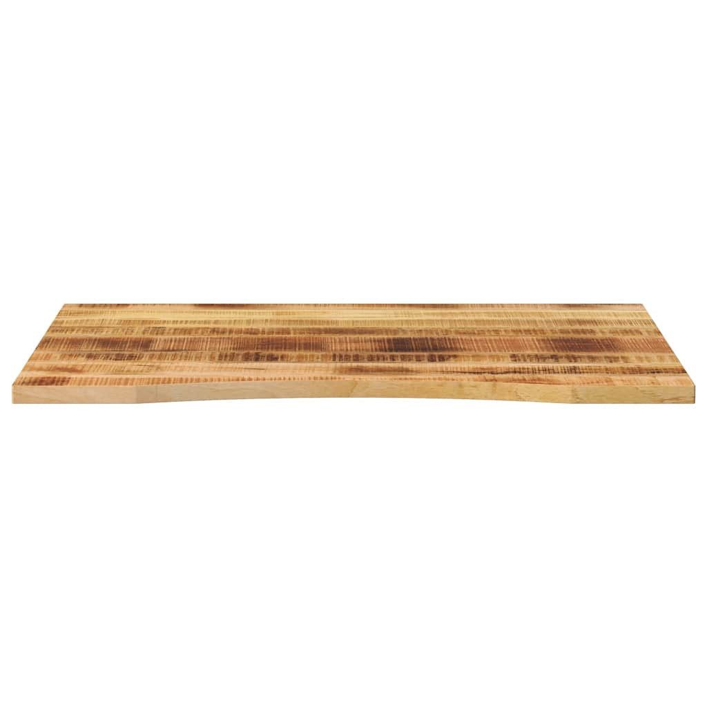 vidaXL Tischplatte Schreibtischplatte mit Aussparung 100x80x2,5cm Massivholz