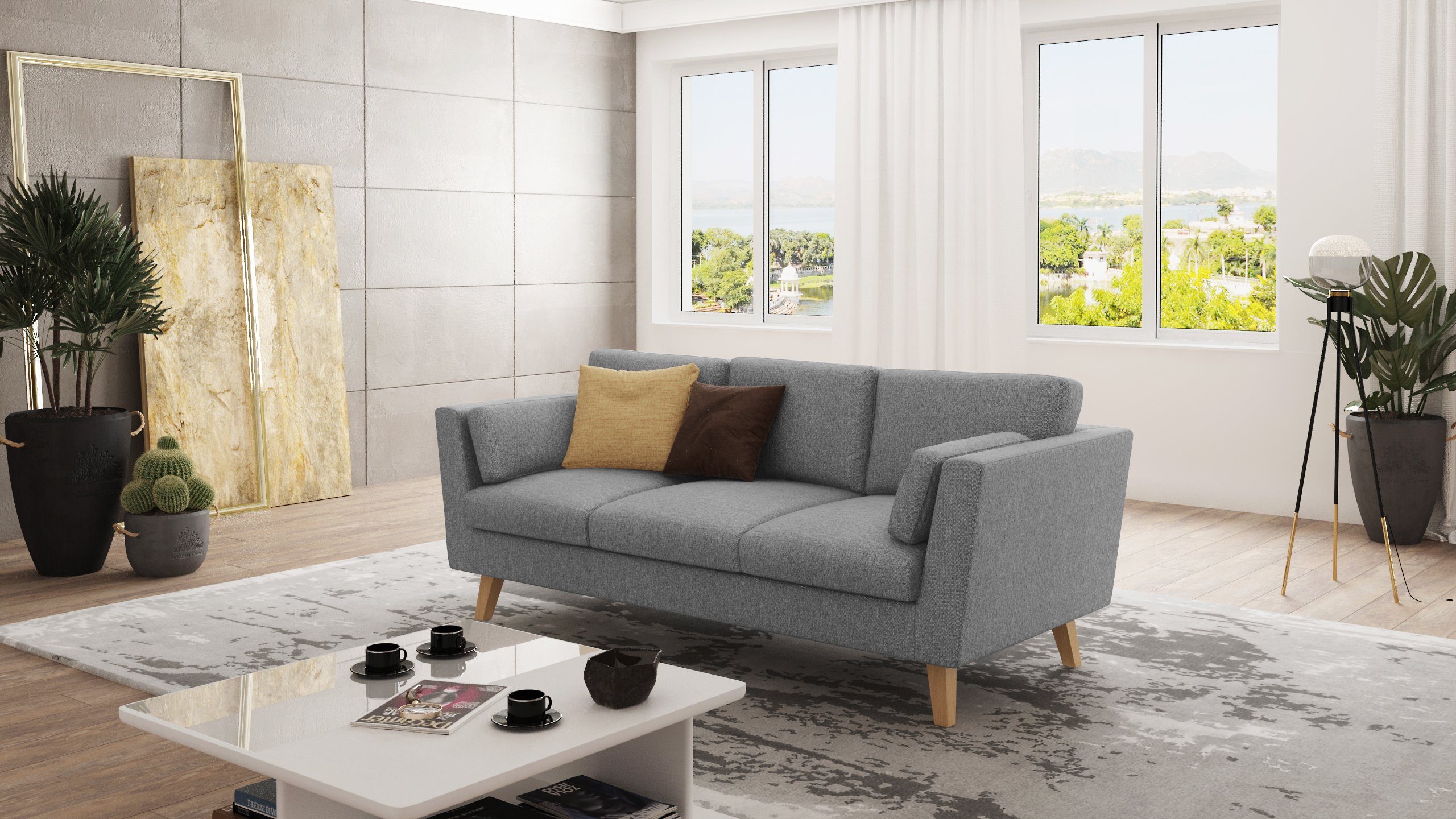 S-Style Möbel 3-Sitzer Sofa Angeles mit günstig online kaufen