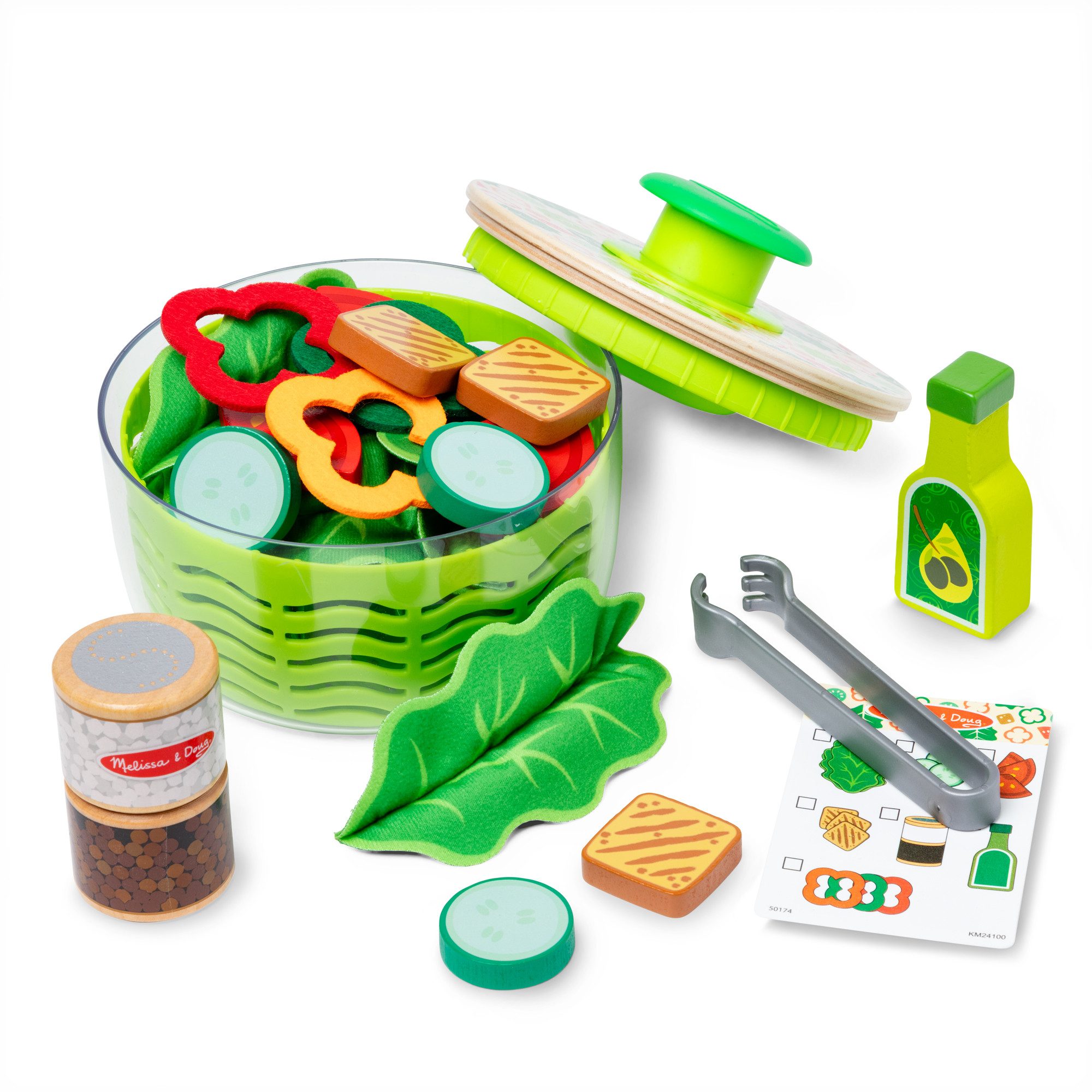 Kinder-Küchenset Melissa & Doug Salat-Schleuder Spielset