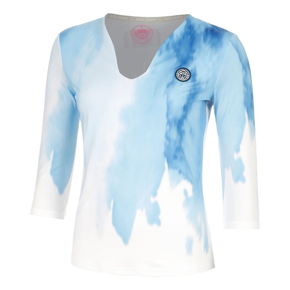 BIDI BADU Longsleeve Watercolour V-Neck Longsleeve