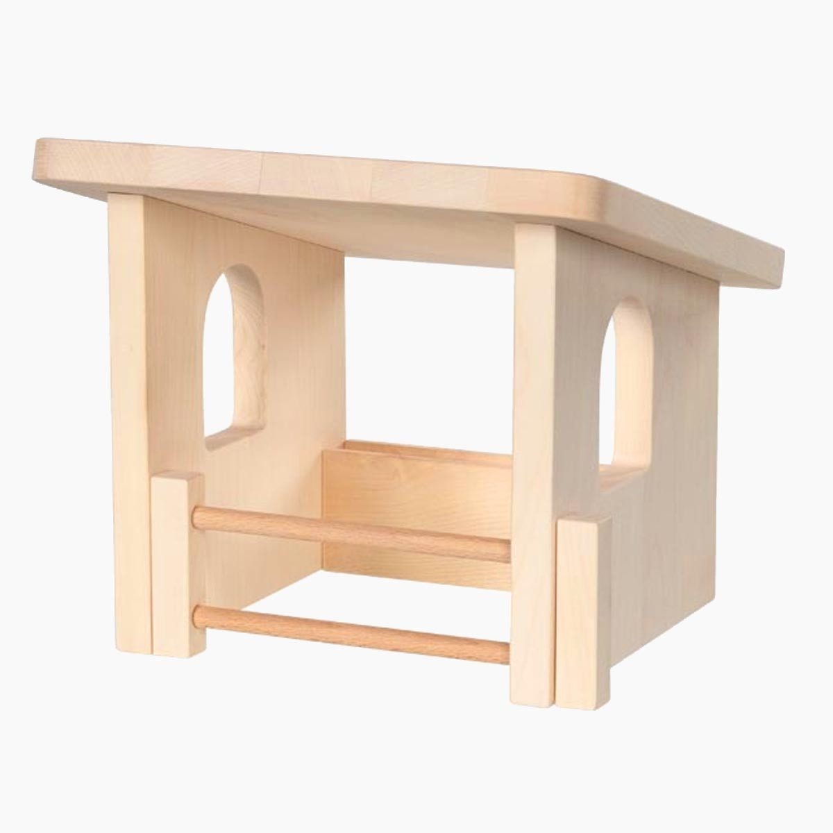 Holztiger Puppenhaus Unterstand für Tiere, montiert, (packung, 1-tlg., ohne deko), Für kreative Bauernhofspiele