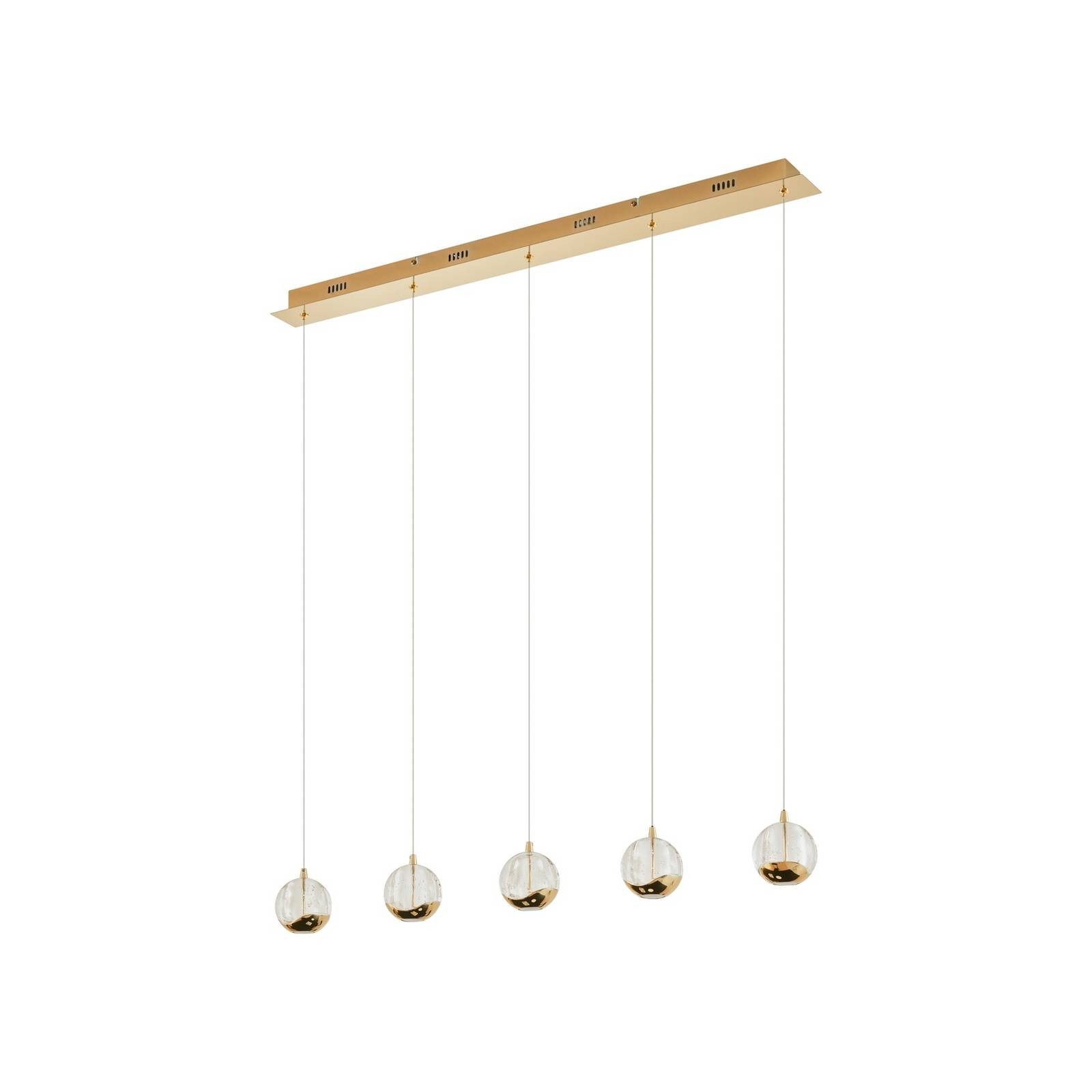 Lucande Hängeleuchte Hayley, 5 x 5 W LED, warmweiß