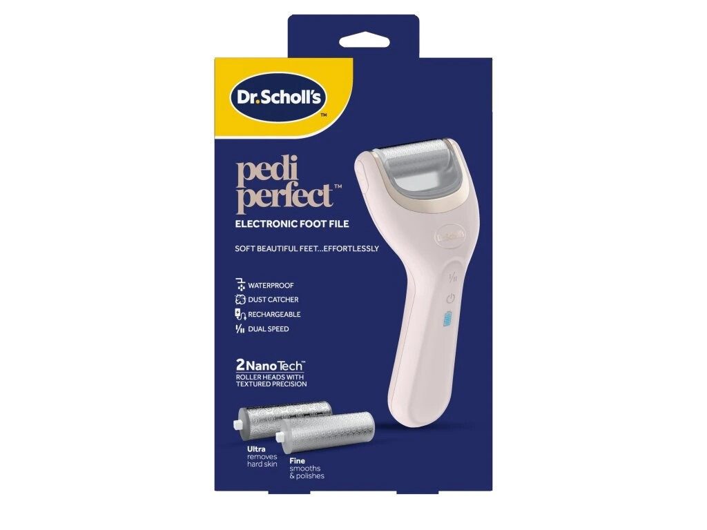 Scholl Elektrischer Hornhautentferner Perfekte elektronische Fußfeile