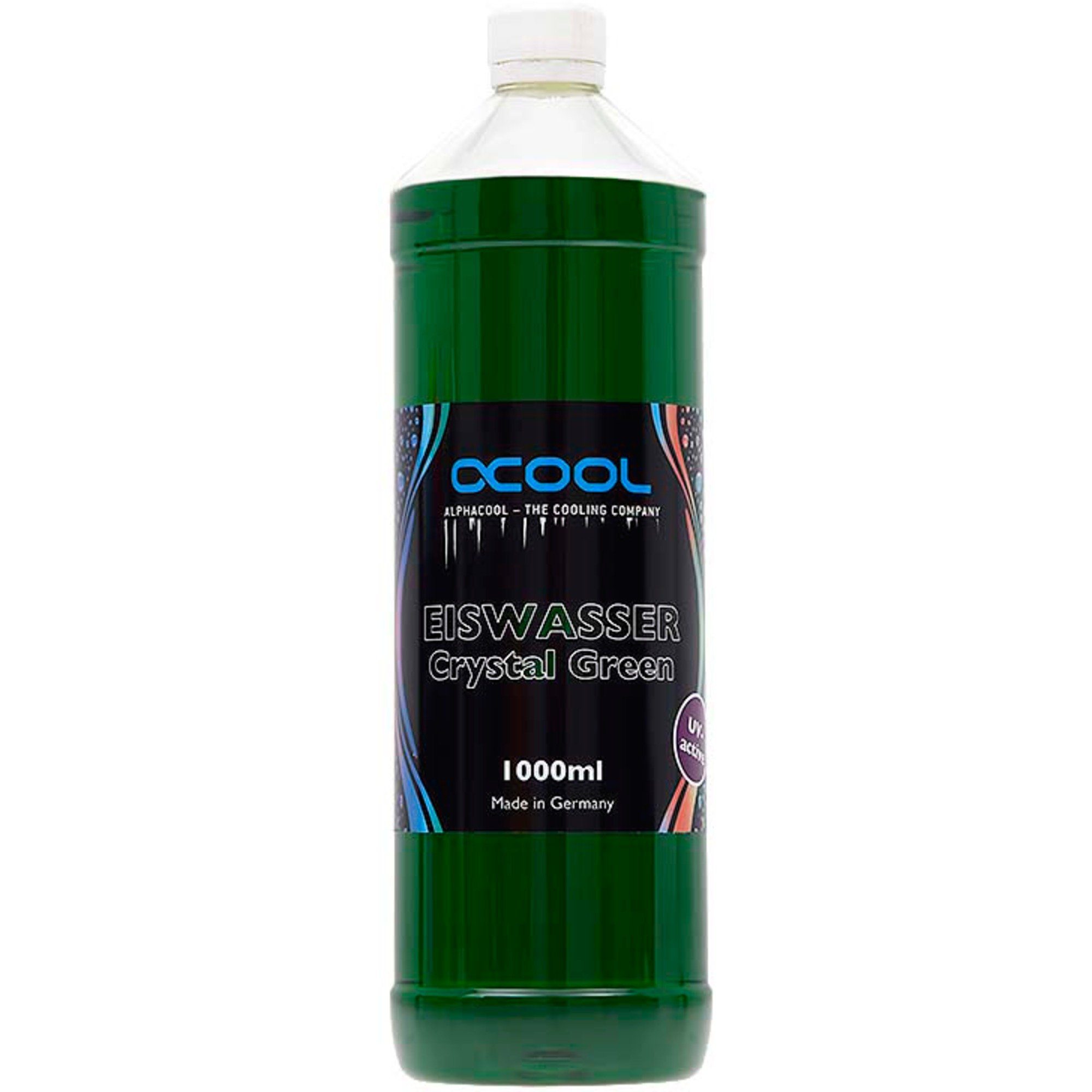 AlphaCool Wasserkühlung Alphacool Eiswasser Crystal Green UV-aktiv