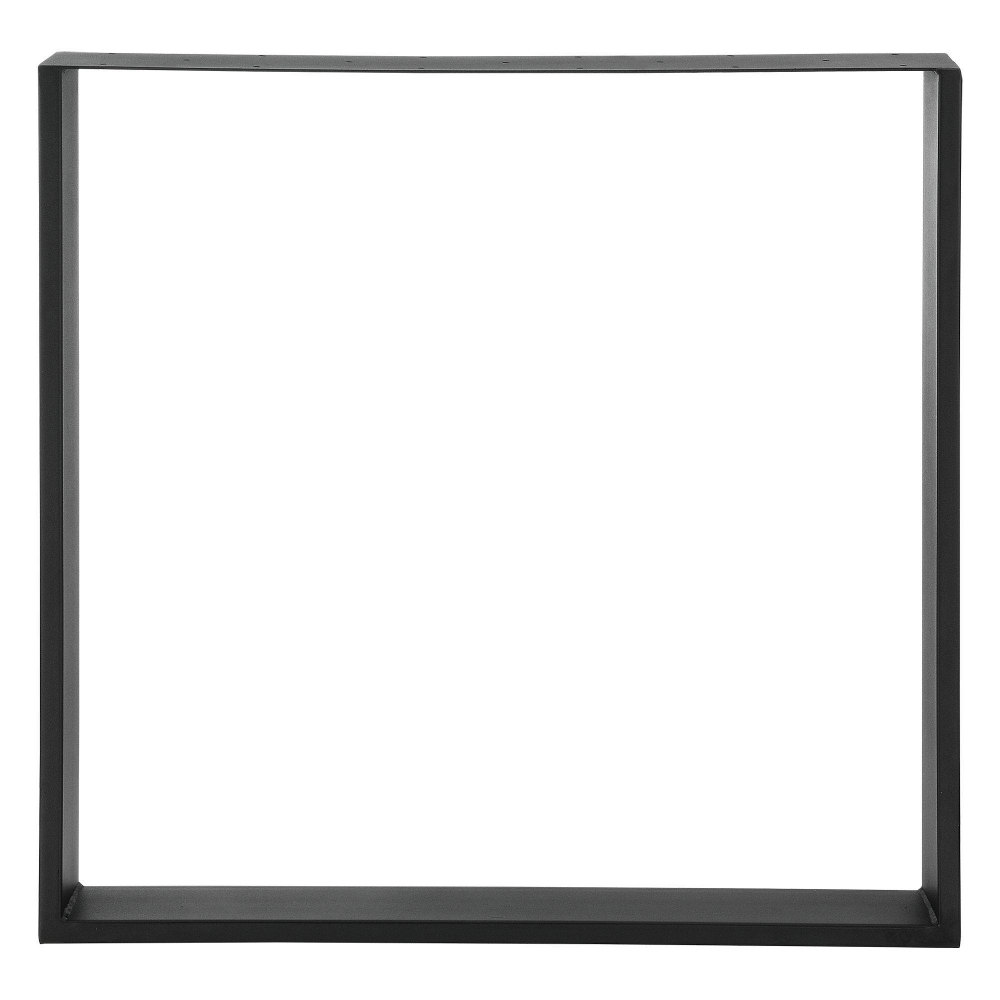 en.casa Tischgestell, »Makers« DIY Tischuntergestell 2er Set 75x72cm Stahl Schwarz