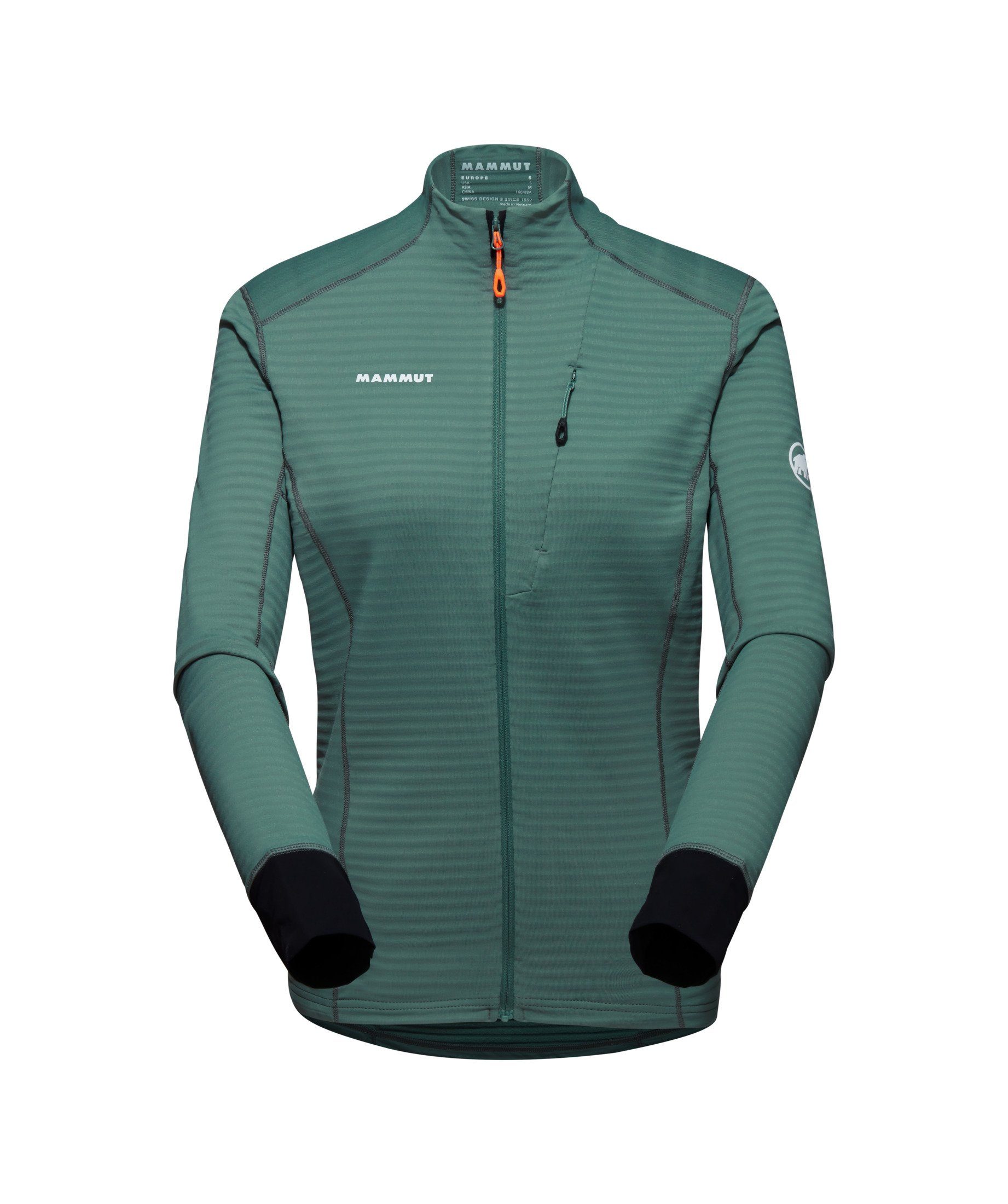 Mammut Fleecejacke Taiss Light ML Jacket Women, Aktiver  Feuchtigkeitstransport verhindert rasches Auskühlen | Übergangsjacken