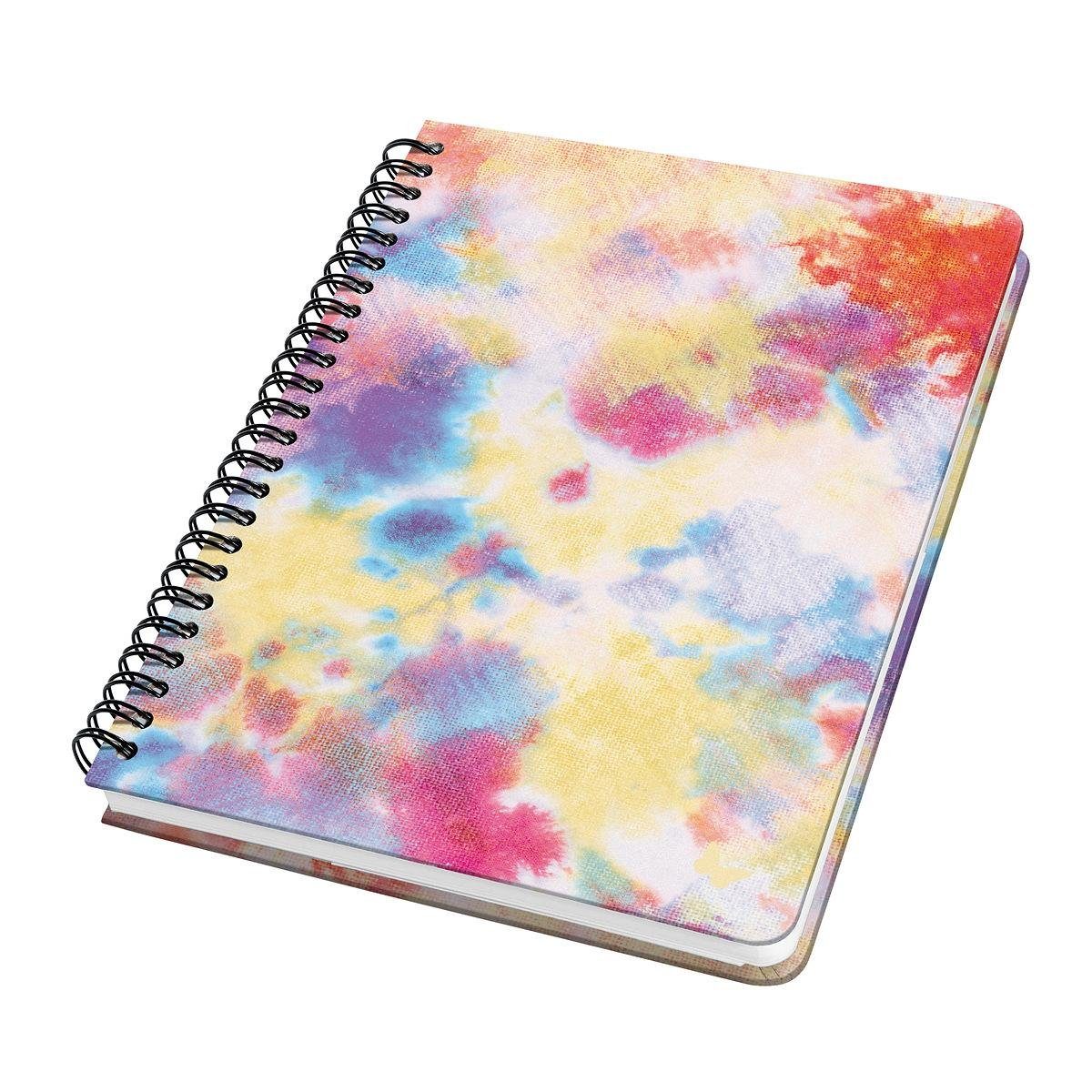 Sigel Notizbuch Spiral-Notizbuch Jolie Dot-Lineatur JN608 ca. A5 Batik Holi 120S.