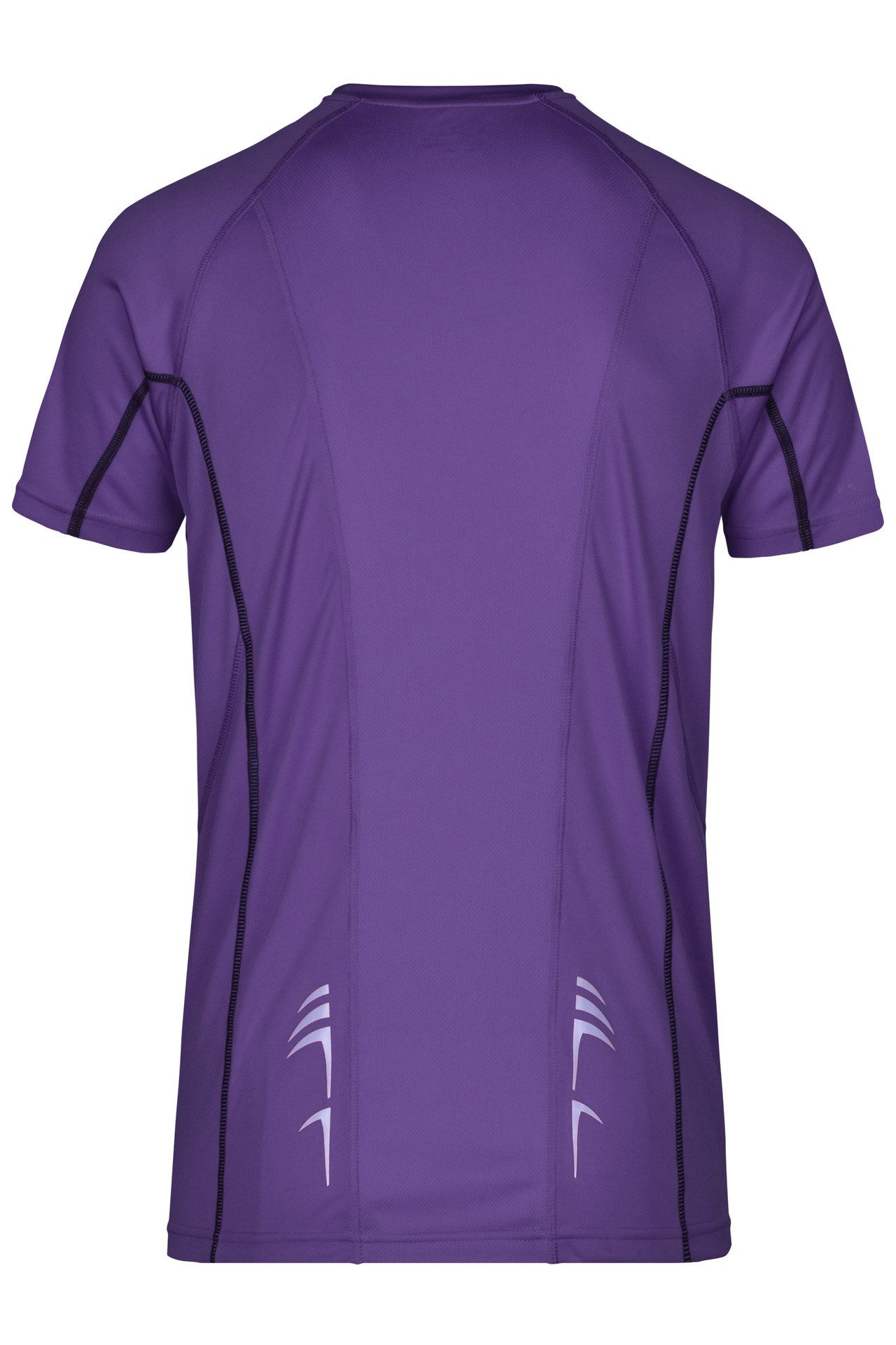James & Nicholson Laufshirt Doppelpack Herren Sportshirt modische reflektierende Details JN421 (Doppelpack, 2 Stück) Feuchtigkeitsregulierend, atmungsaktiv und schnell trocknend