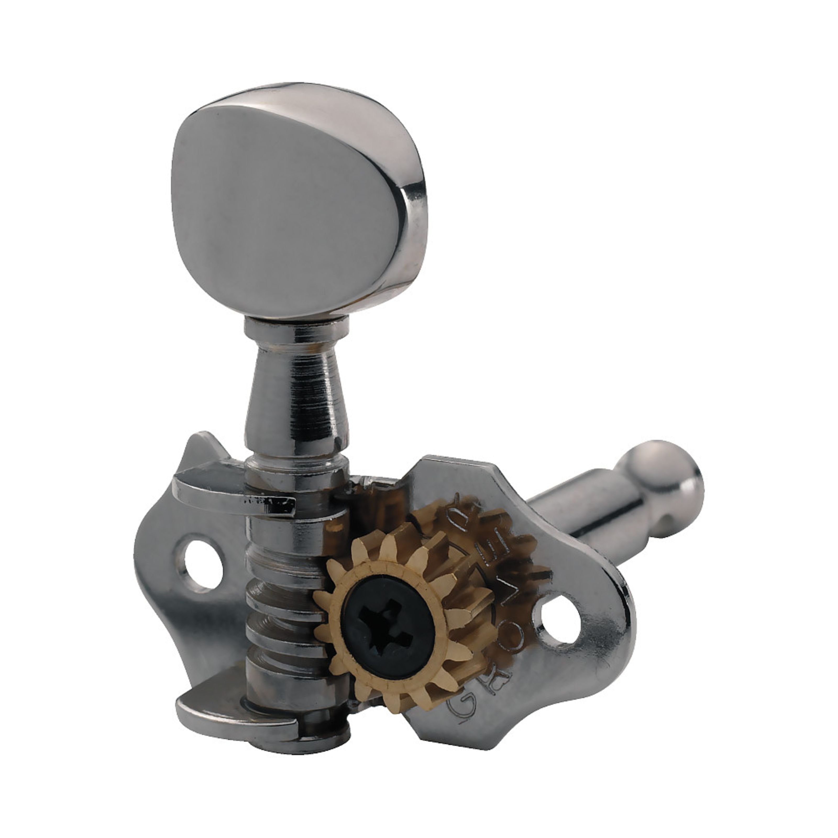 Grover Gitarrenmechanik-Set, (V98N Sta-Tite Nickel, ersatzteile für Gitarren, Mechaniken), V98N Sta-Tite Nickel - Gitarren Mechanik