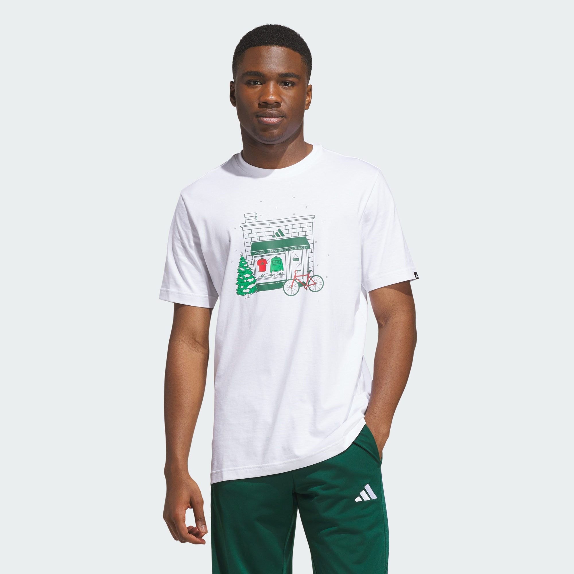adidas Sportswear T-Shirt HOLIDAY SHOP GRAFIK T-SHIRT (1-tlg)