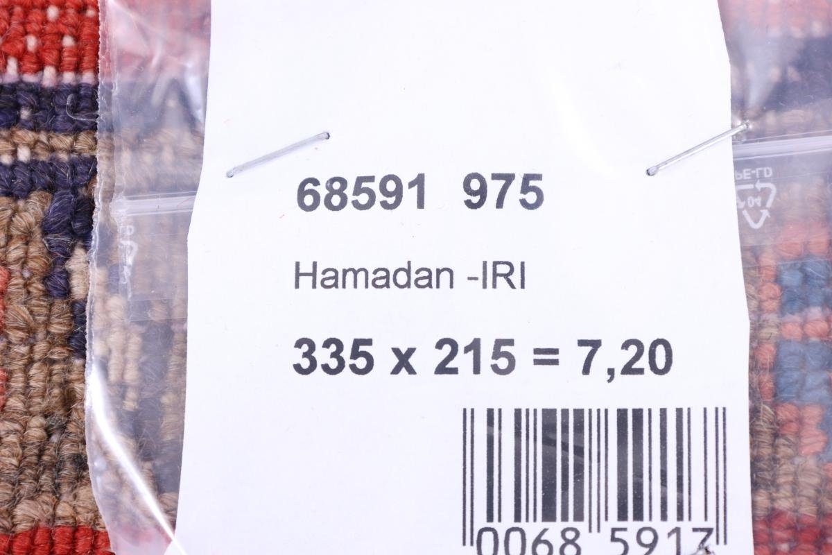 Orientteppich Höhe: Hamadan 214x334 Trading, 8 Perserteppich, Sherkat rechteckig, Handgeknüpfter Orientteppich mm Nain /