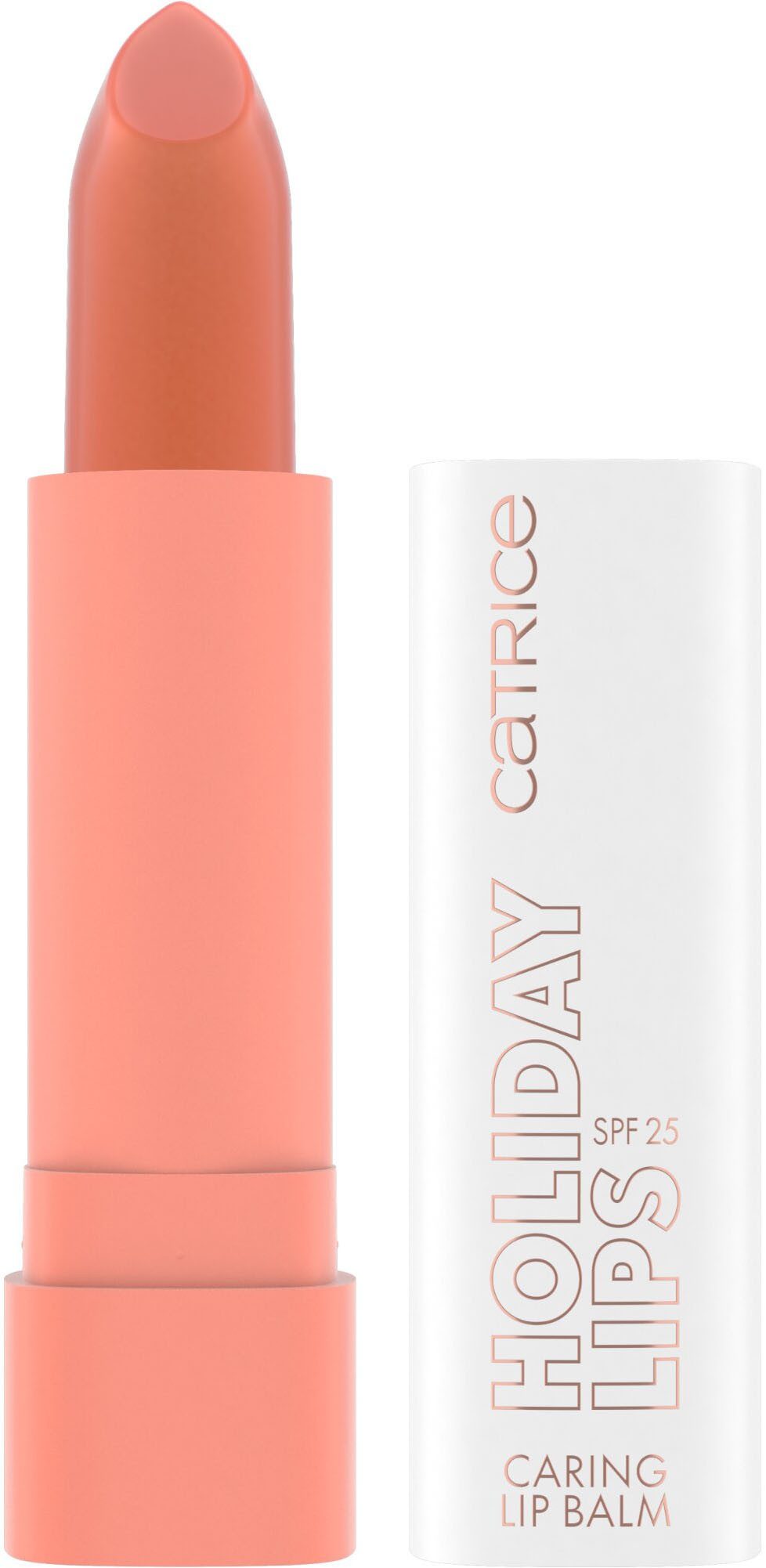 Catrice Lippenbalsam Holiday Lips Caring Lip Balm, 3-tlg., Pflegt die Lippen mit Kokosnussöl und schützt mit LSF 25.