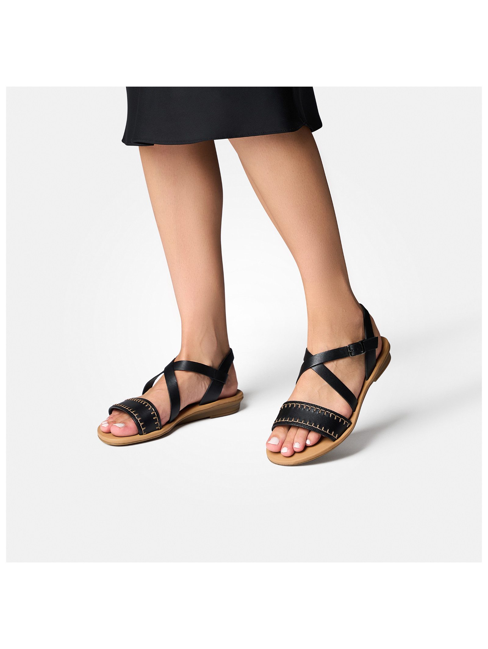 Paul Green Paul Green Sandalen Glattleder Riemchensandale