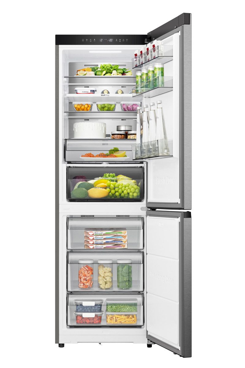 Hisense Kühl-/Gefrierkombination RB3K330SAIC, 185,6 cm hoch, 59,5 cm breit, Total NoFrost
